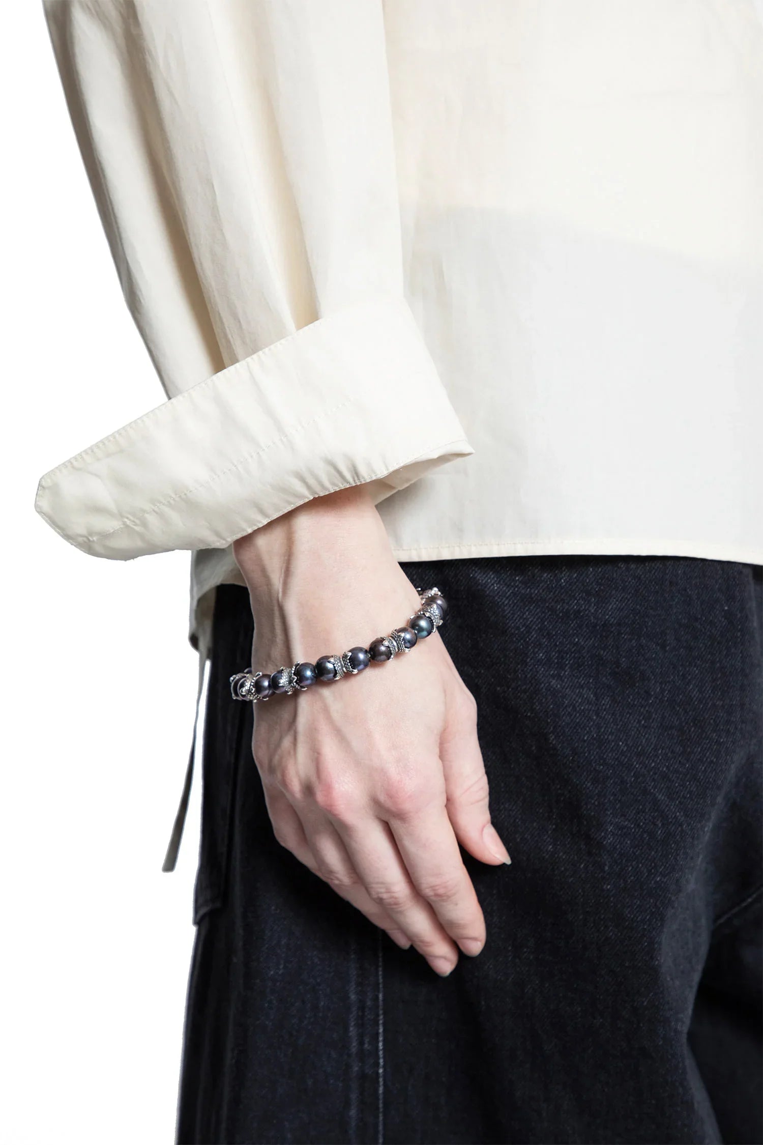 Black pearl bracelet - Antonioli.eu