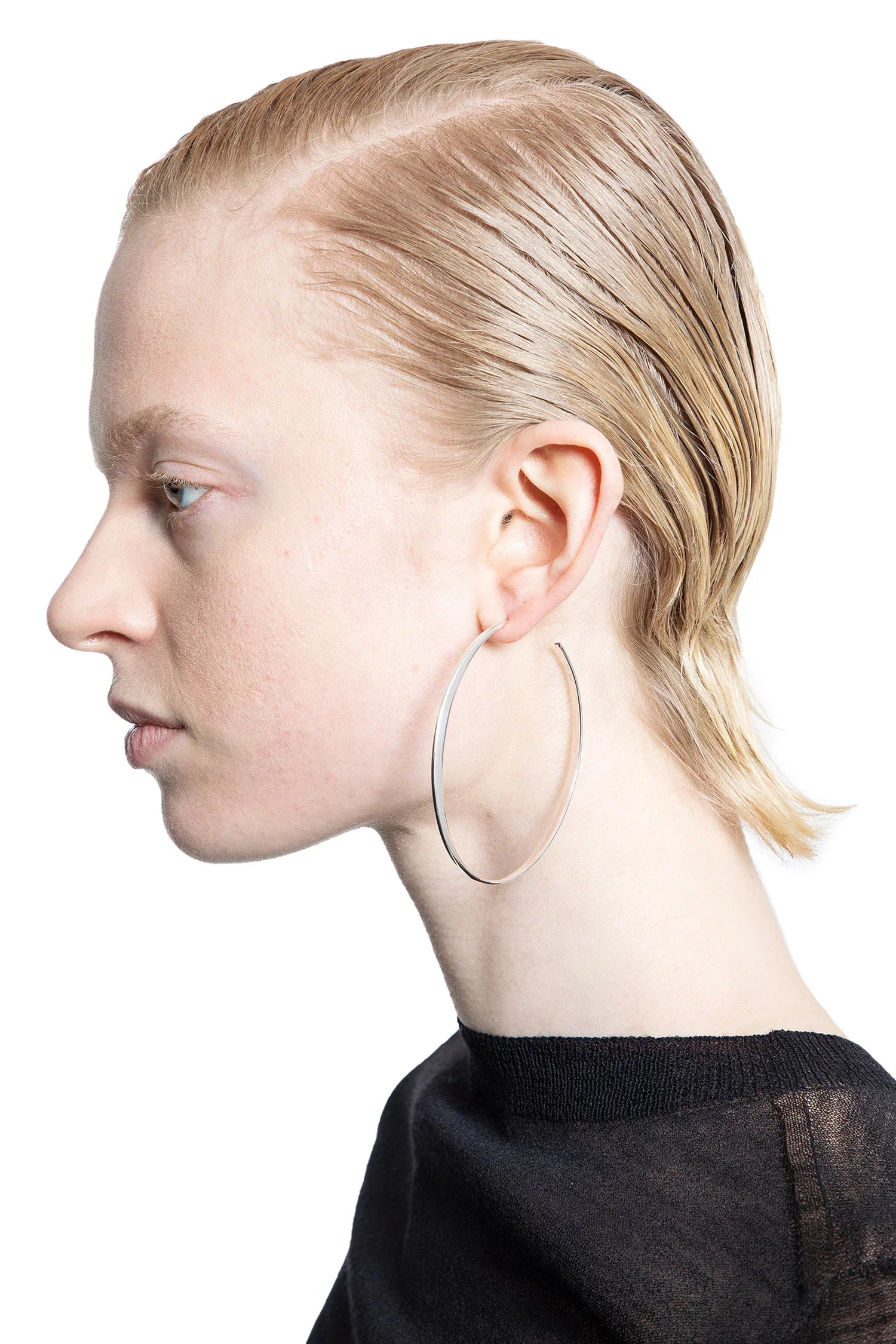 Glow large hoop earring - Antonioli.eu