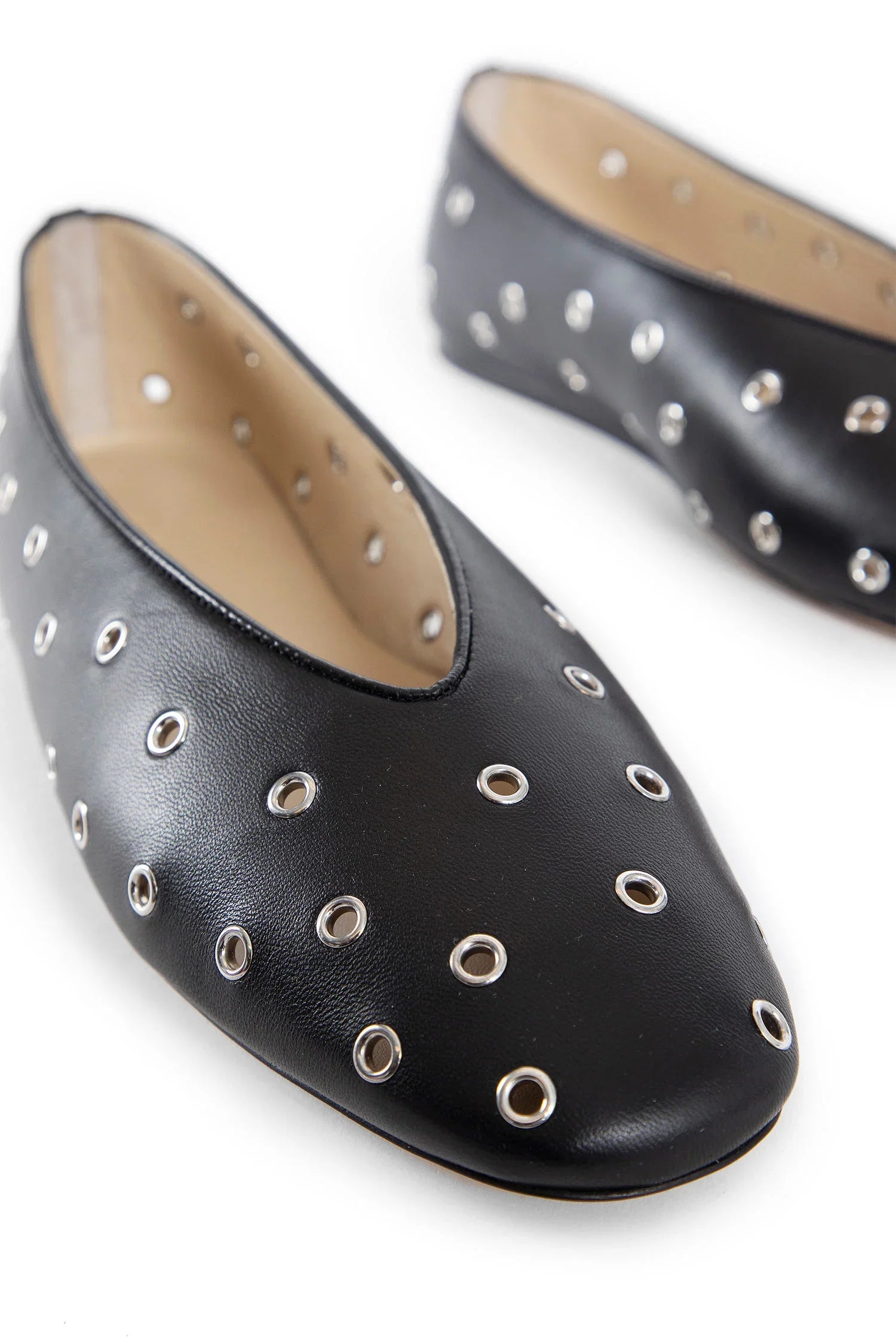 LE MONDE BERYL WOMAN BLACK FLATS - Antonioli.eu