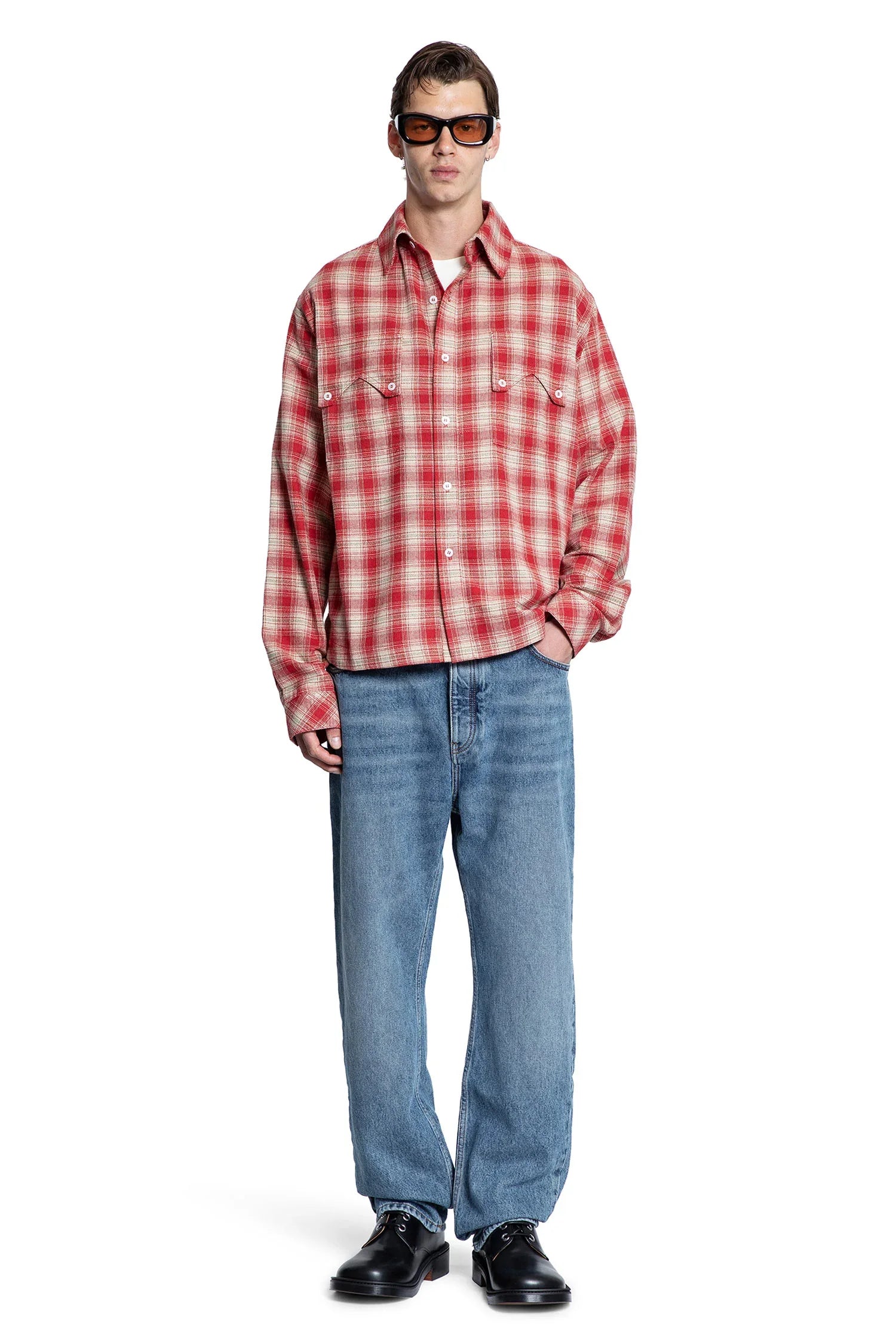 Flannel Sherpa Overshirt - Antonioli.eu