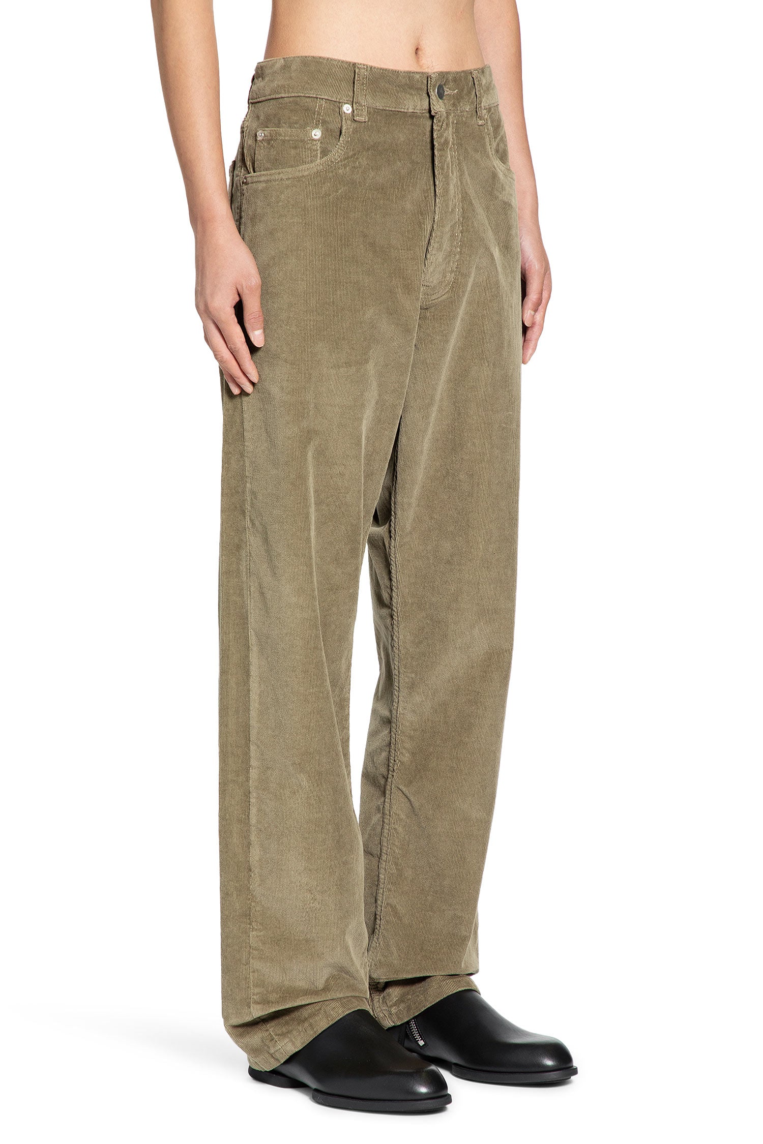 Pantaloni di velluto a coste Riso