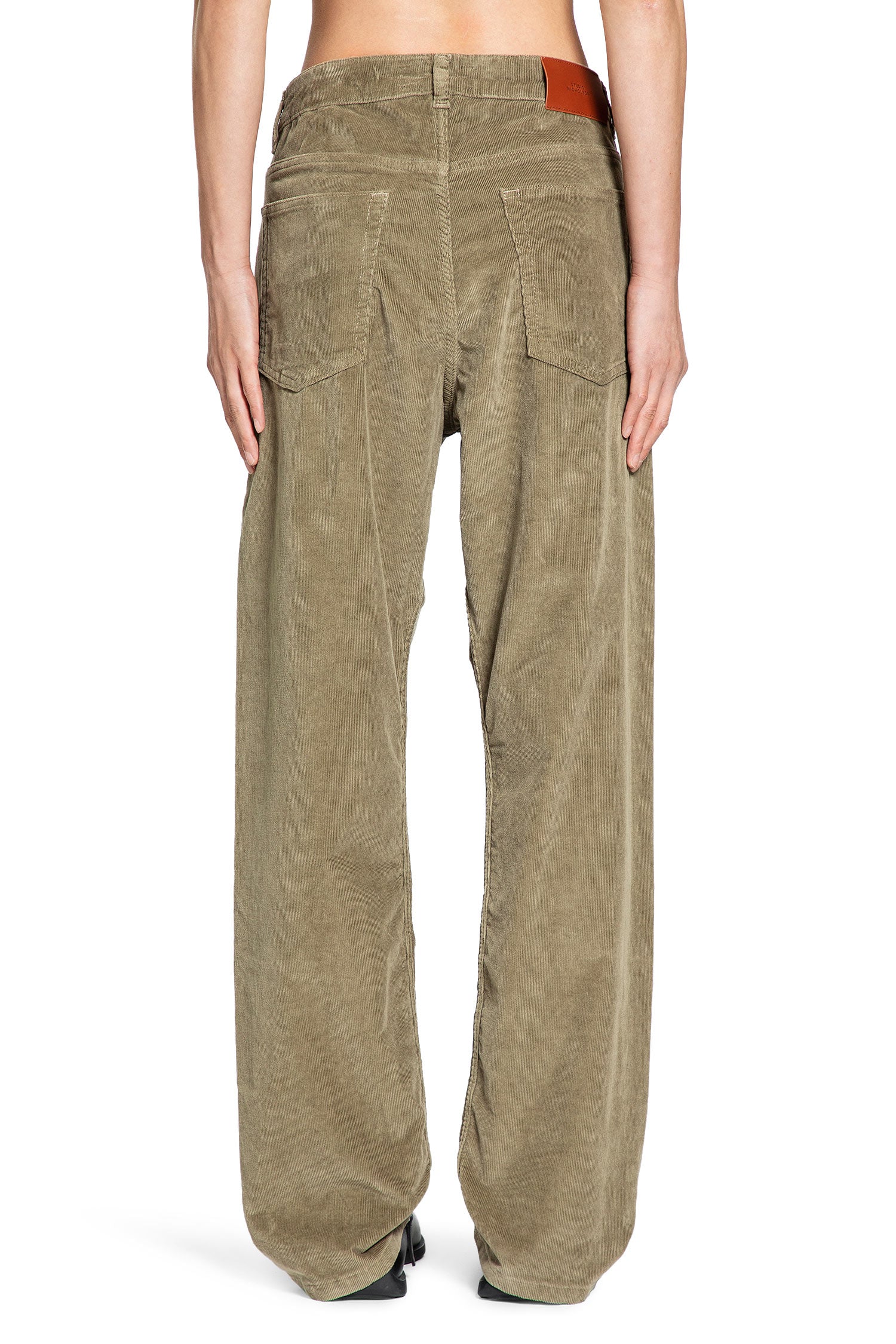 Pantaloni di velluto a coste Riso