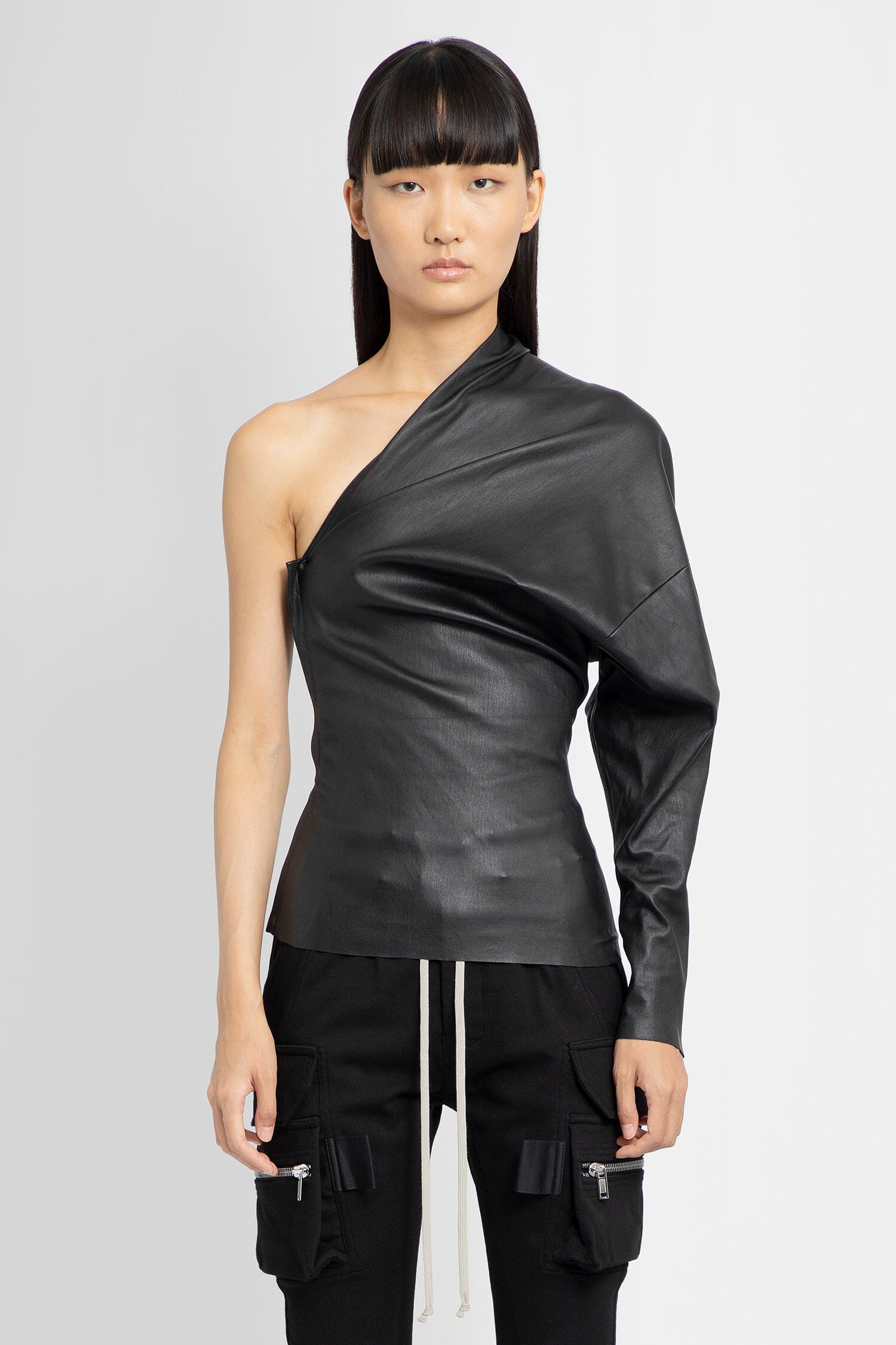 RICK OWENS WOMAN BLACK TOPS