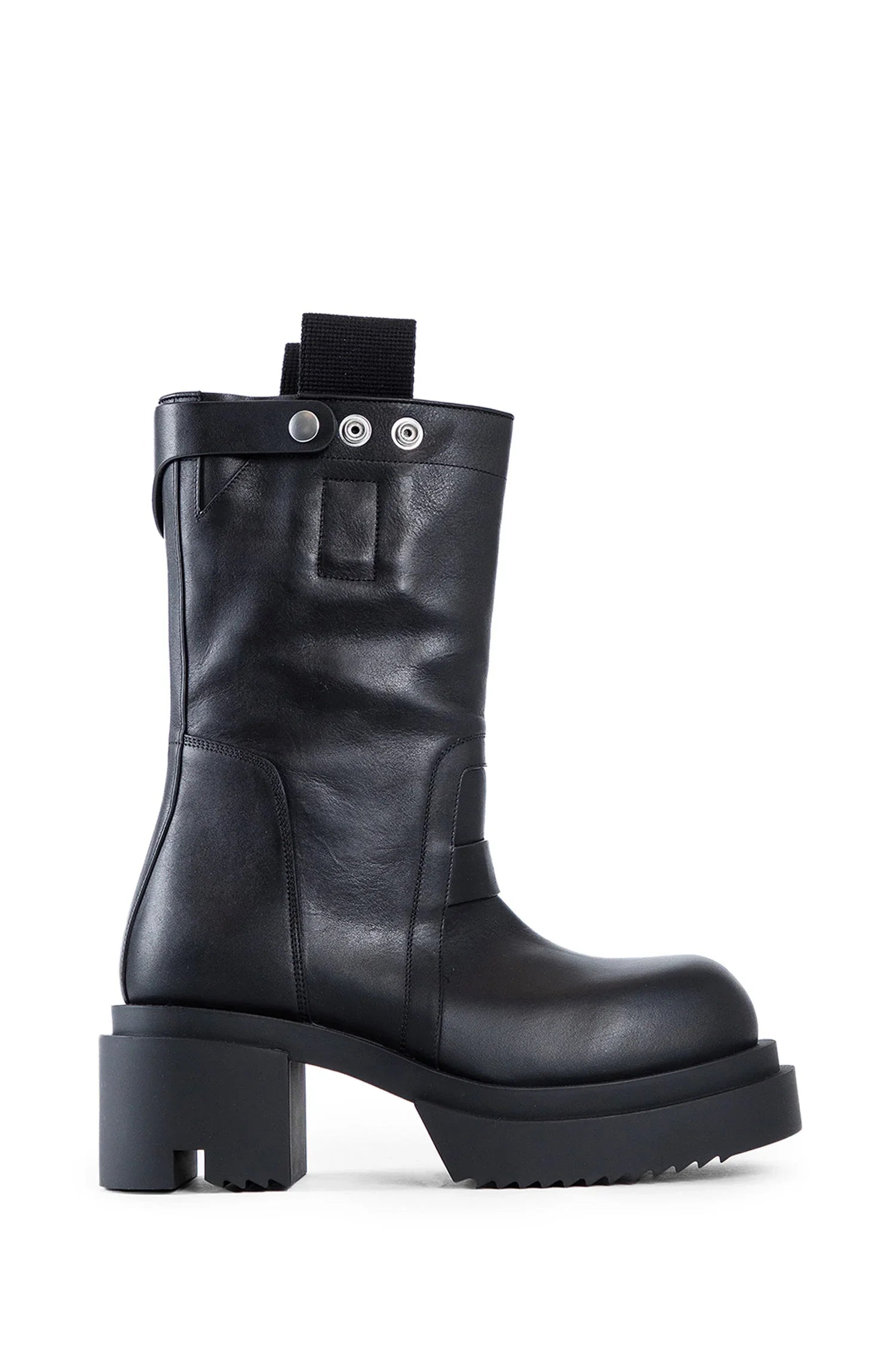 RICK OWENS WOMAN BLACK BOOTS - Antonioli.eu