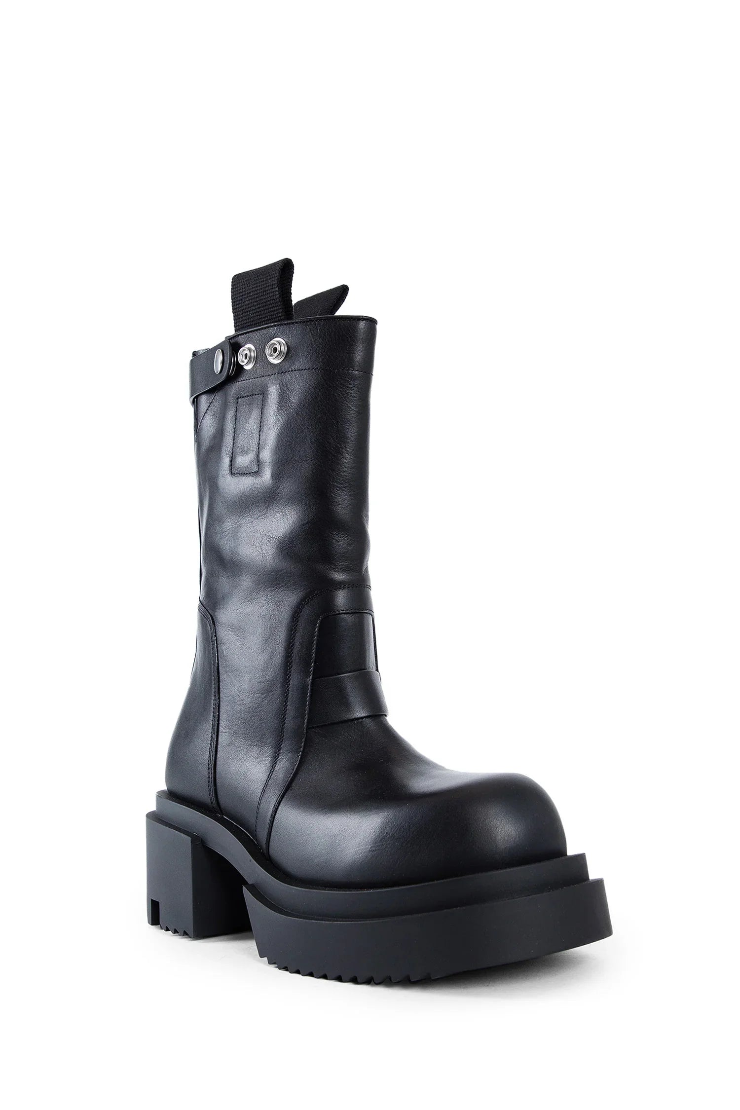 RICK OWENS WOMAN BLACK BOOTS - Antonioli.eu