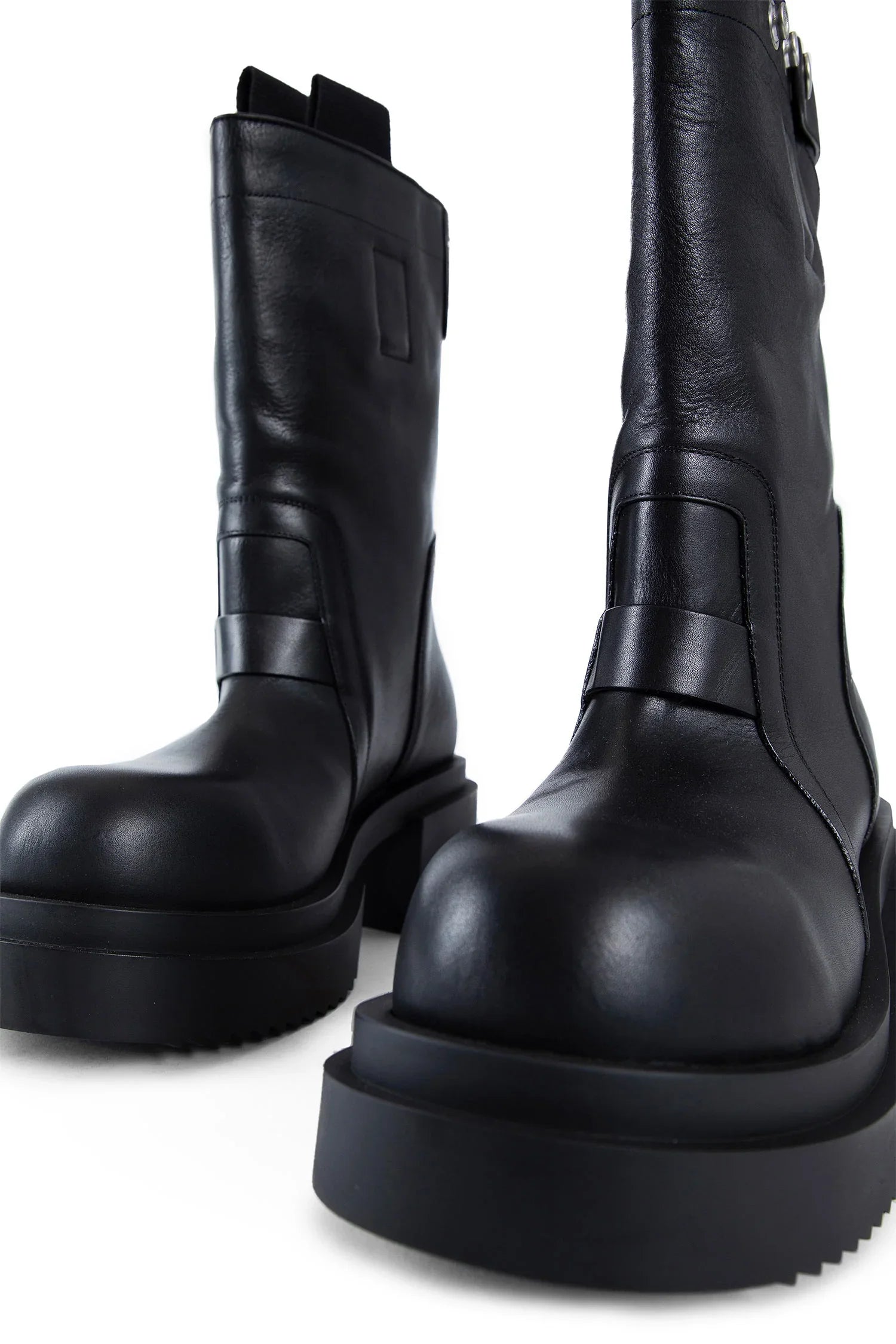 RICK OWENS WOMAN BLACK BOOTS - Antonioli.eu