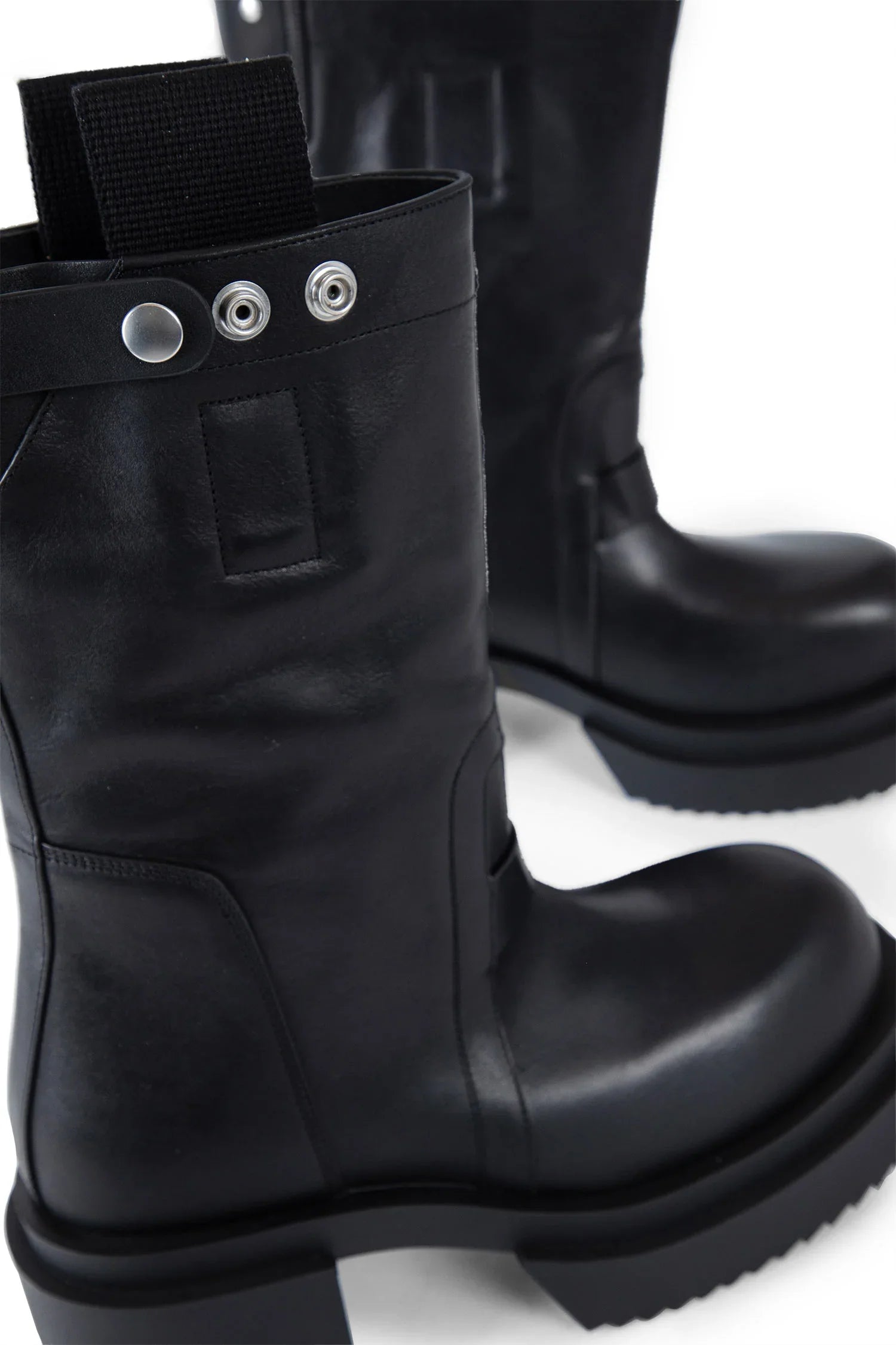RICK OWENS WOMAN BLACK BOOTS - Antonioli.eu