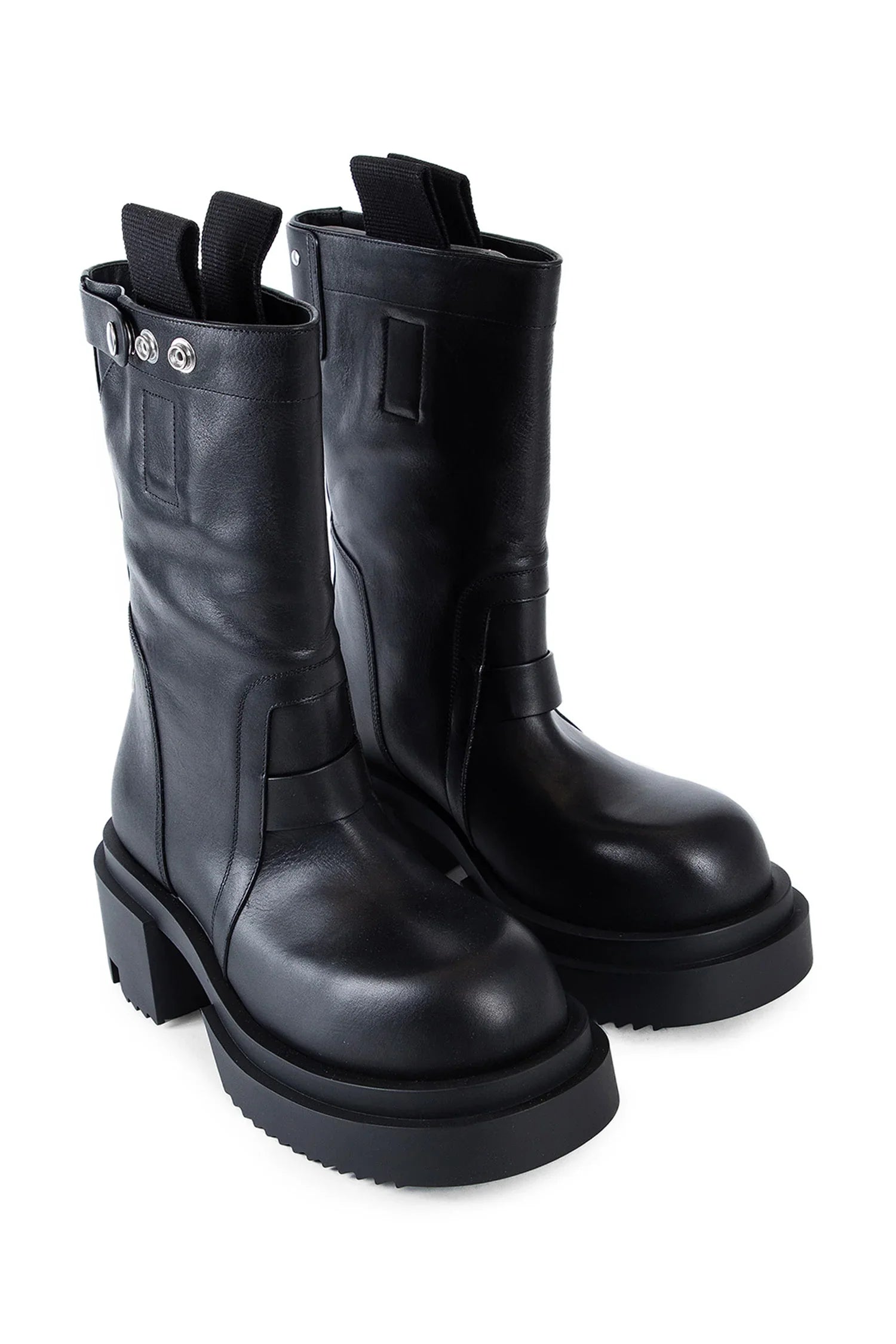 RICK OWENS WOMAN BLACK BOOTS - Antonioli.eu