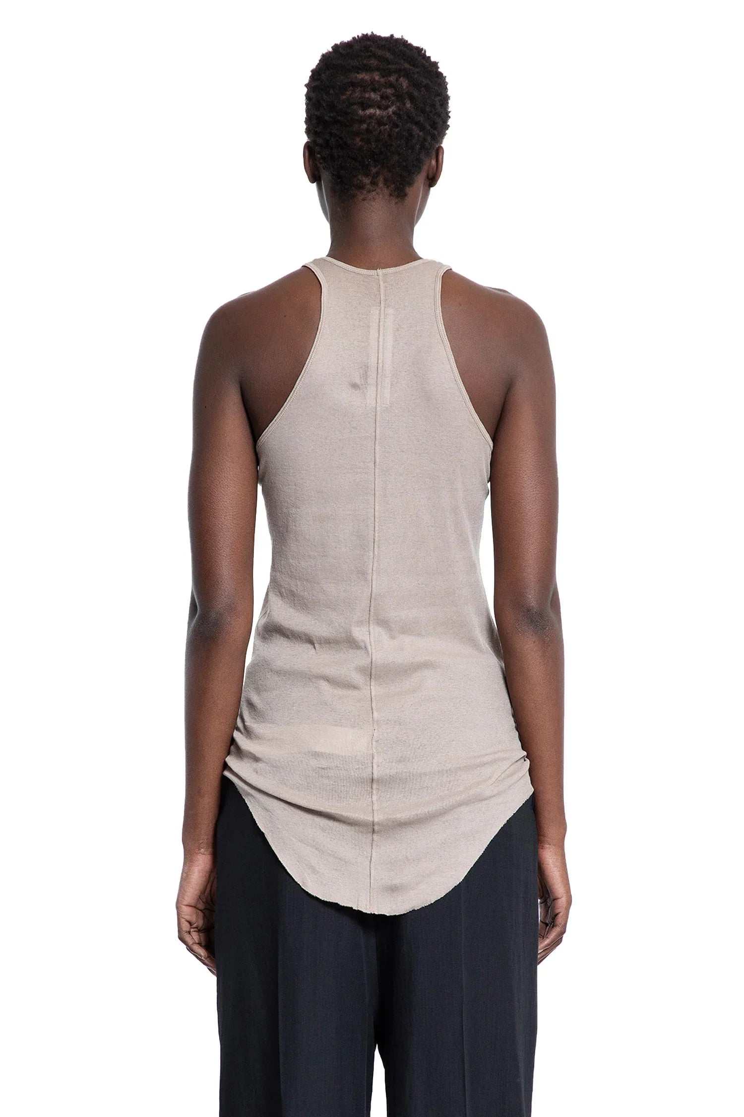 Basic Rib Tank in Mini Rib Jersey - Antonioli.eu