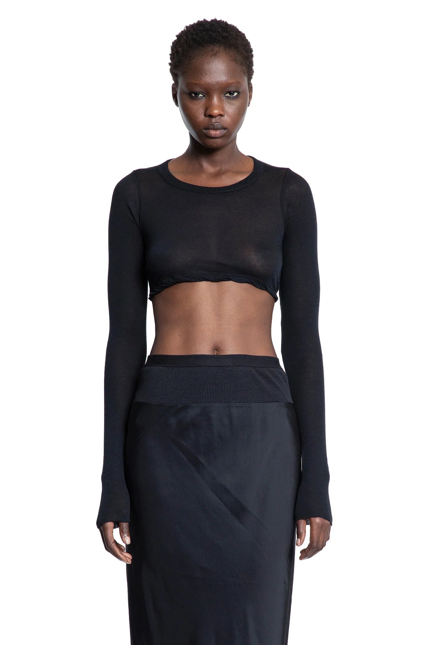 Hollywood Long Sleeve Crop T - Antonioli.eu
