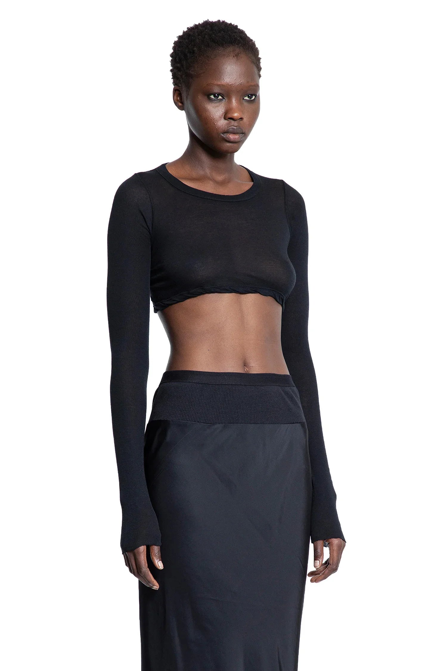Hollywood Long Sleeve Crop T - Antonioli.eu