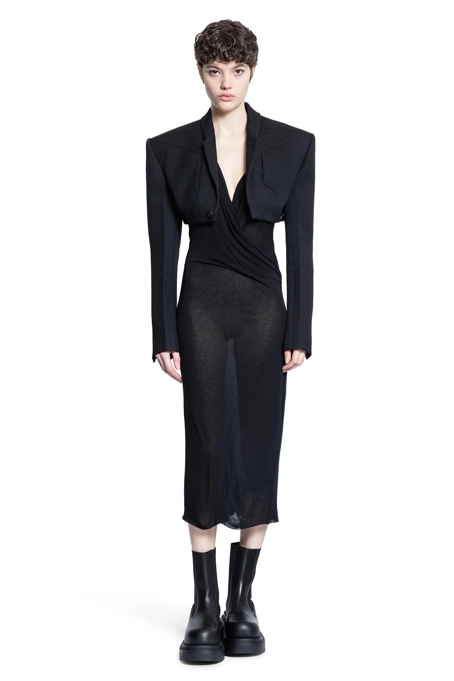 Hollywood Draped Dress - Antonioli.eu