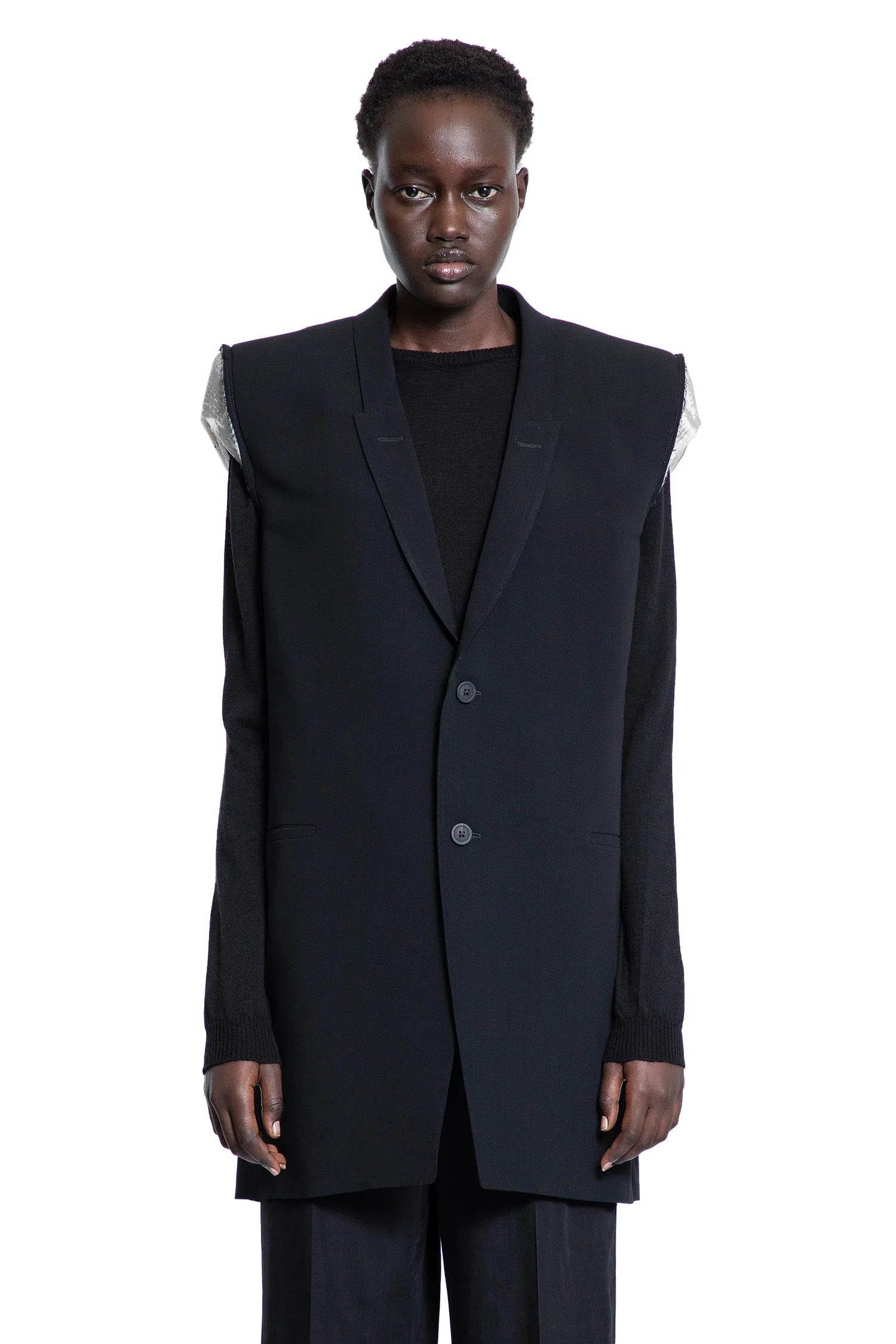 Hollywood Dirt Sleeveless Blazer - Antonioli.eu
