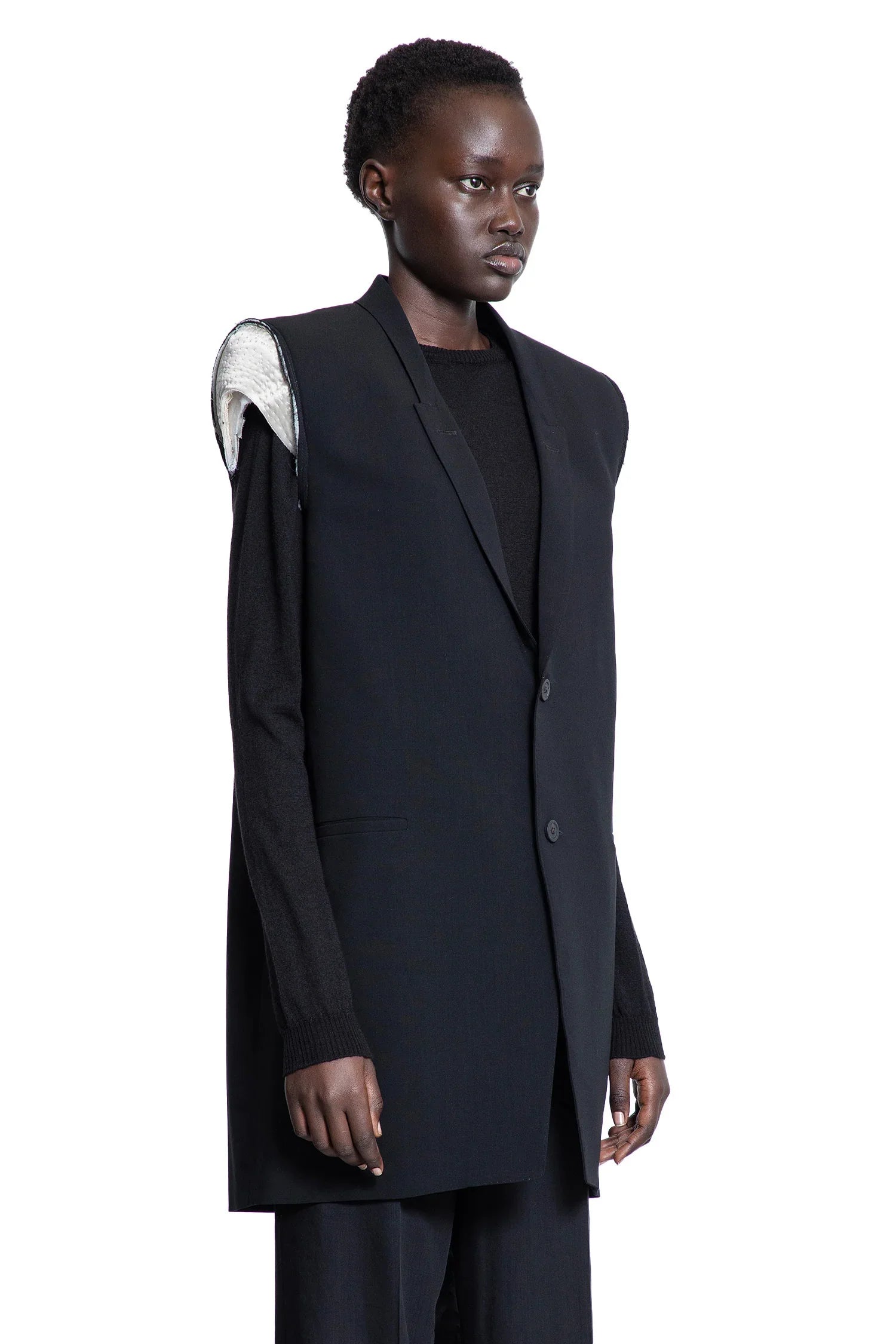 Hollywood Dirt Sleeveless Blazer - Antonioli.eu