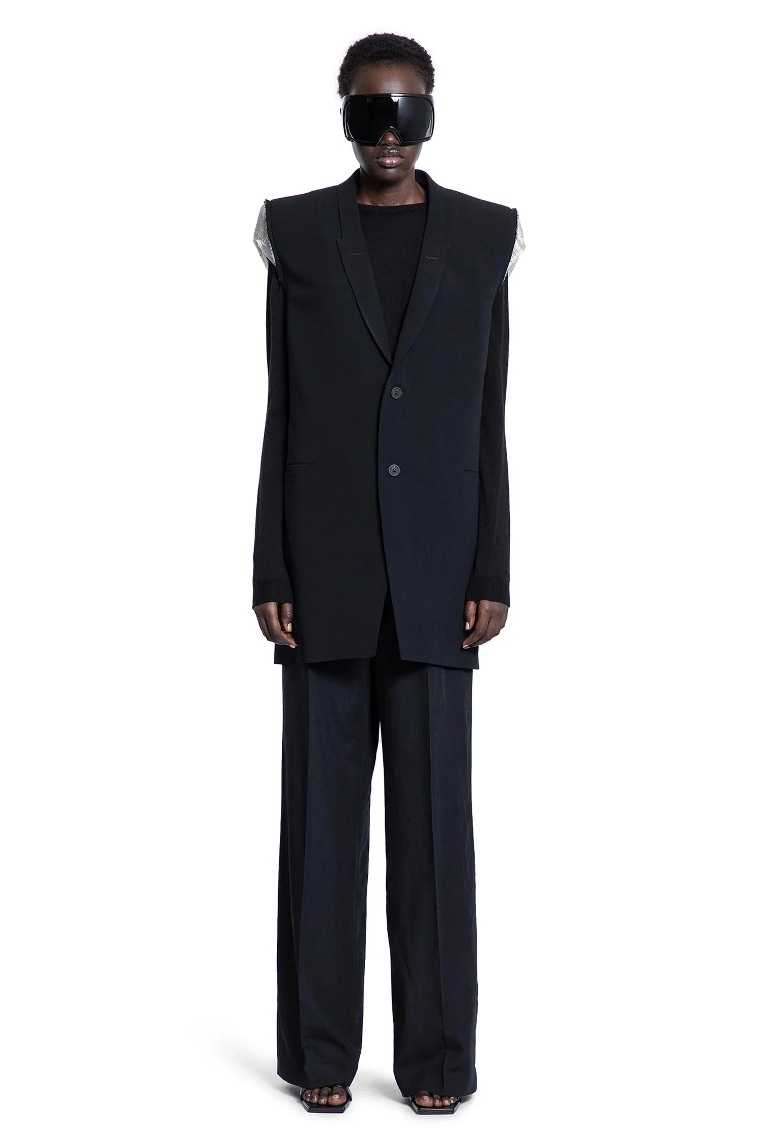 Hollywood Dirt Sleeveless Blazer - Antonioli.eu