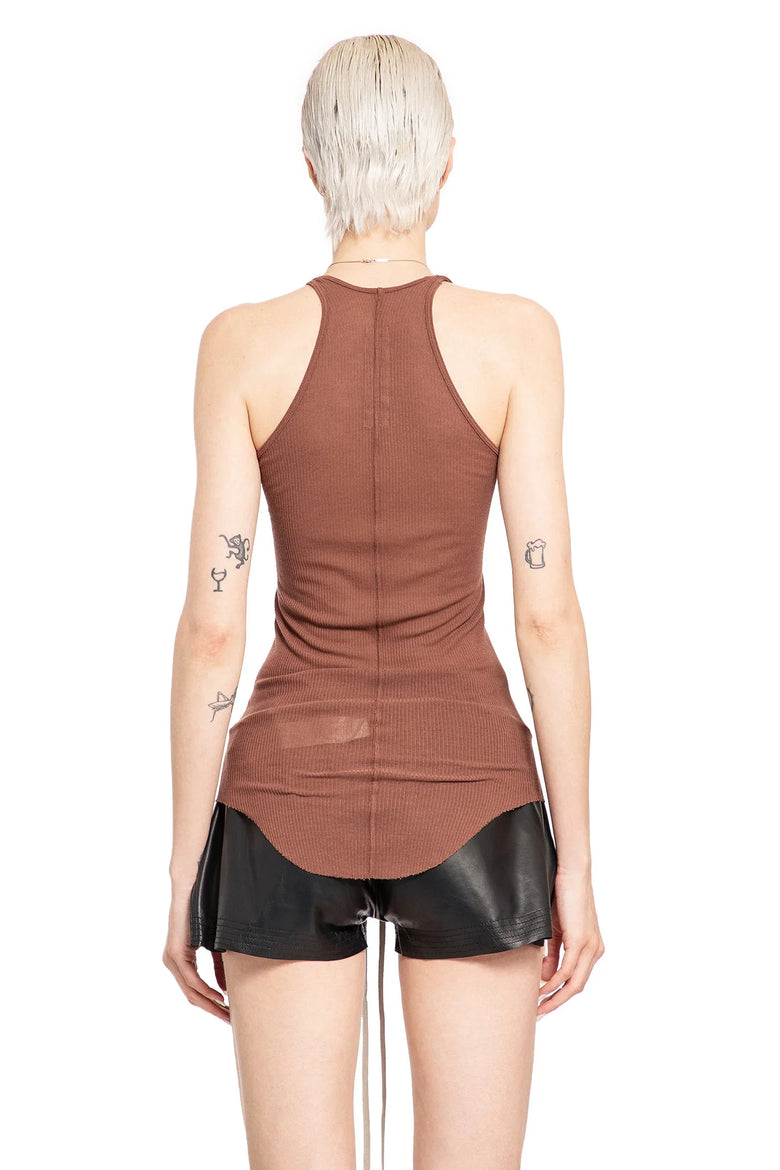 Basic Rib Tank in Viscose Silk Rib Jersey - Antonioli.eu