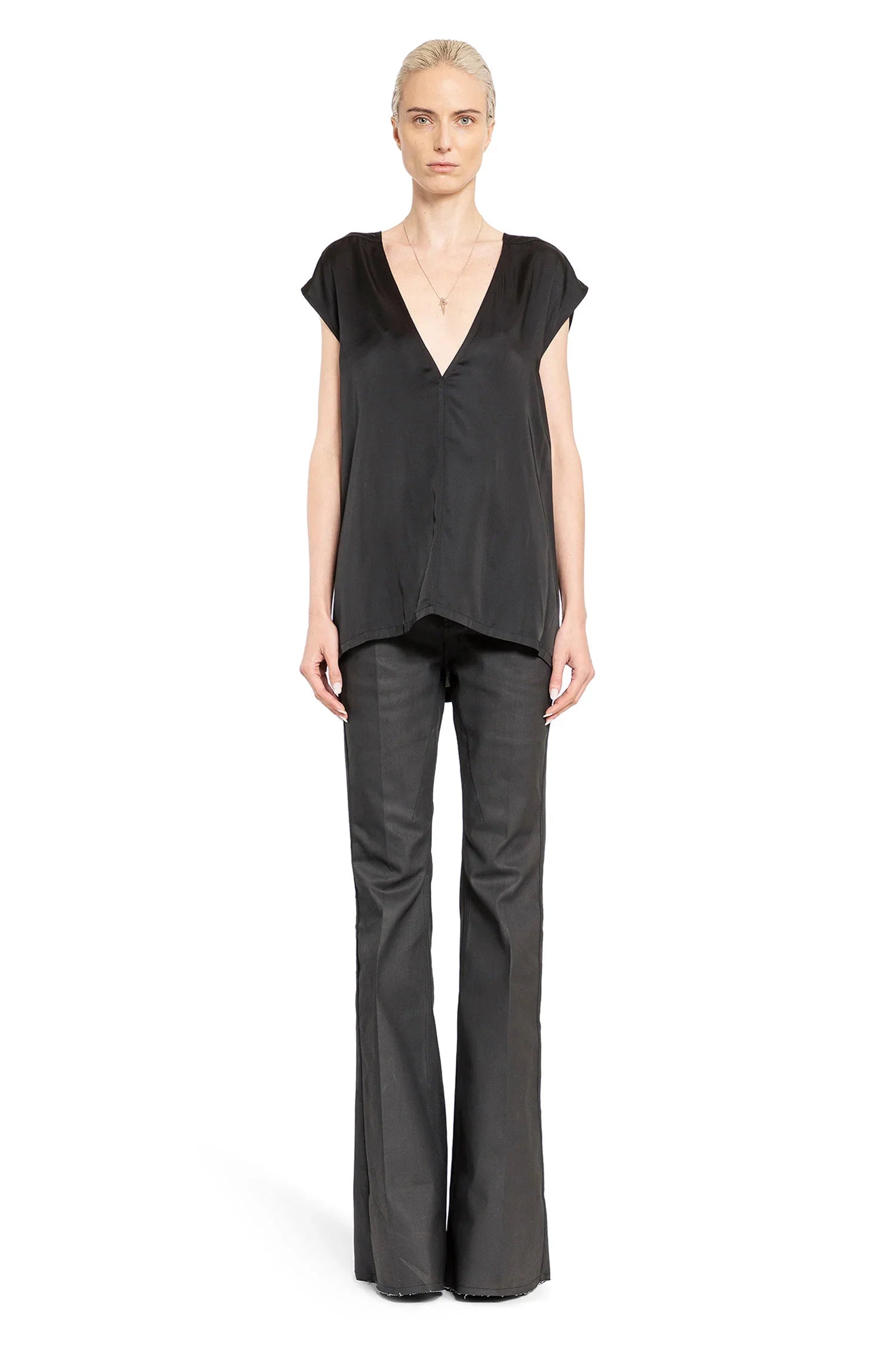 Porterville Dylan Tee in Washed Charmeuse - Antonioli.eu