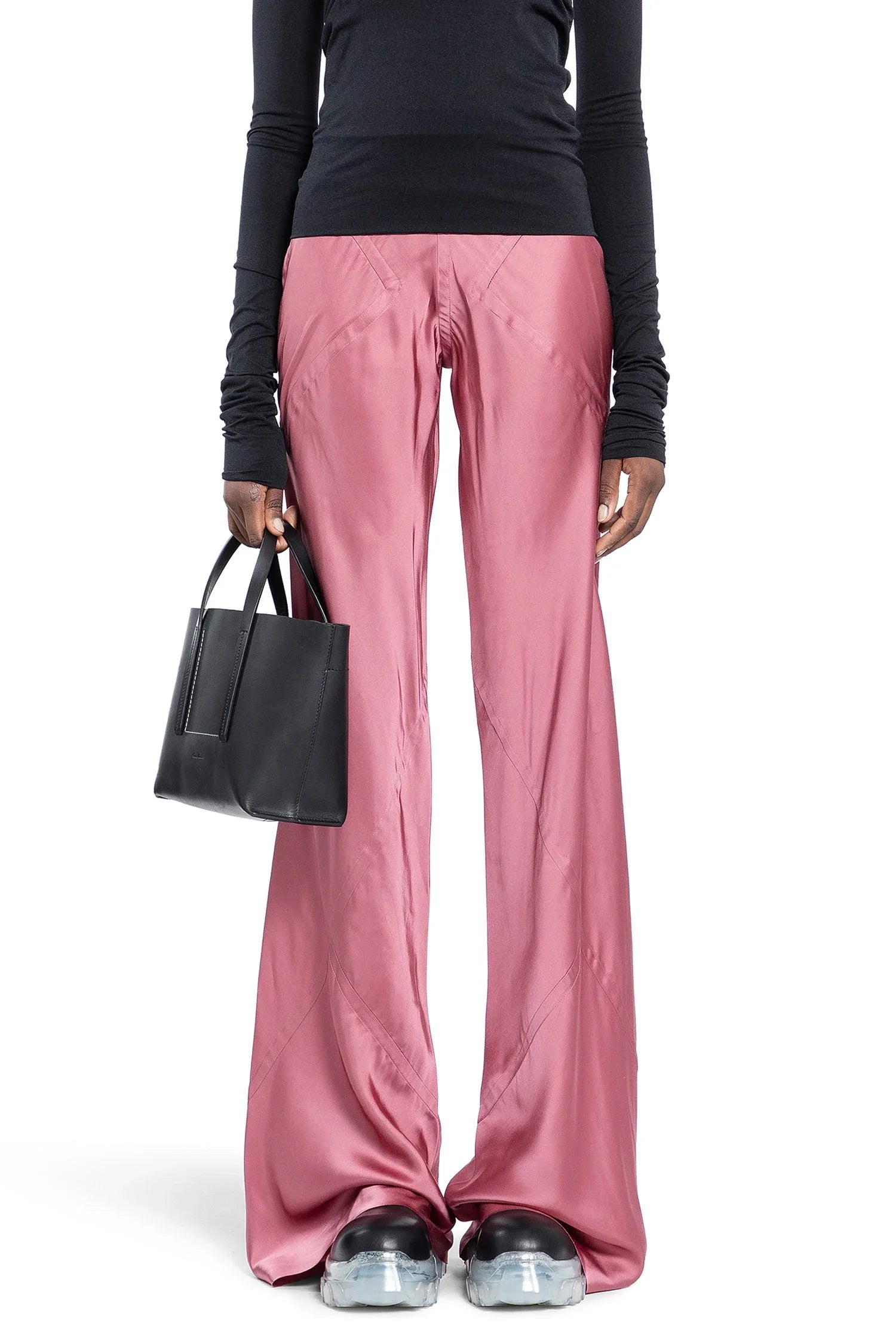 RICK OWENS WOMAN PINK TROUSERS - Antonioli.eu