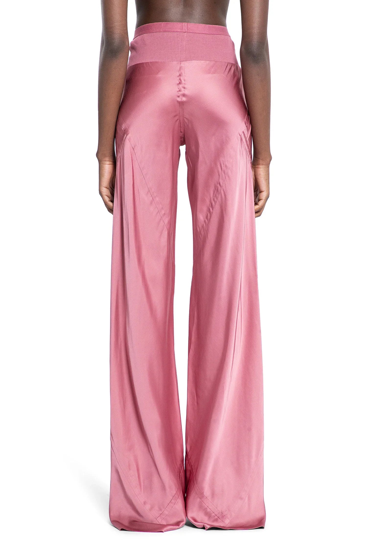 RICK OWENS WOMAN PINK TROUSERS - Antonioli.eu