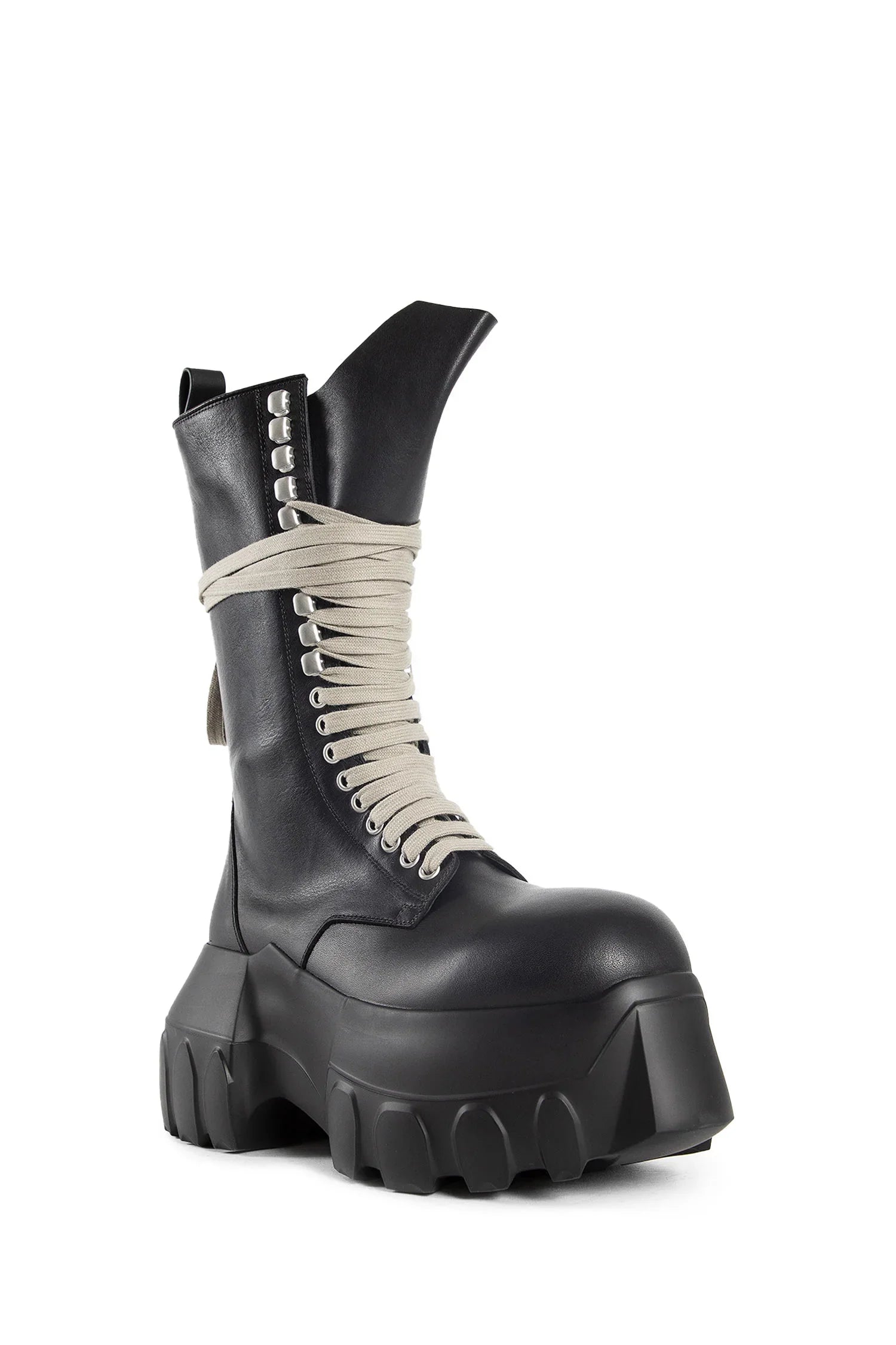 RICK OWENS WOMAN BLACK BOOTS - Antonioli.eu