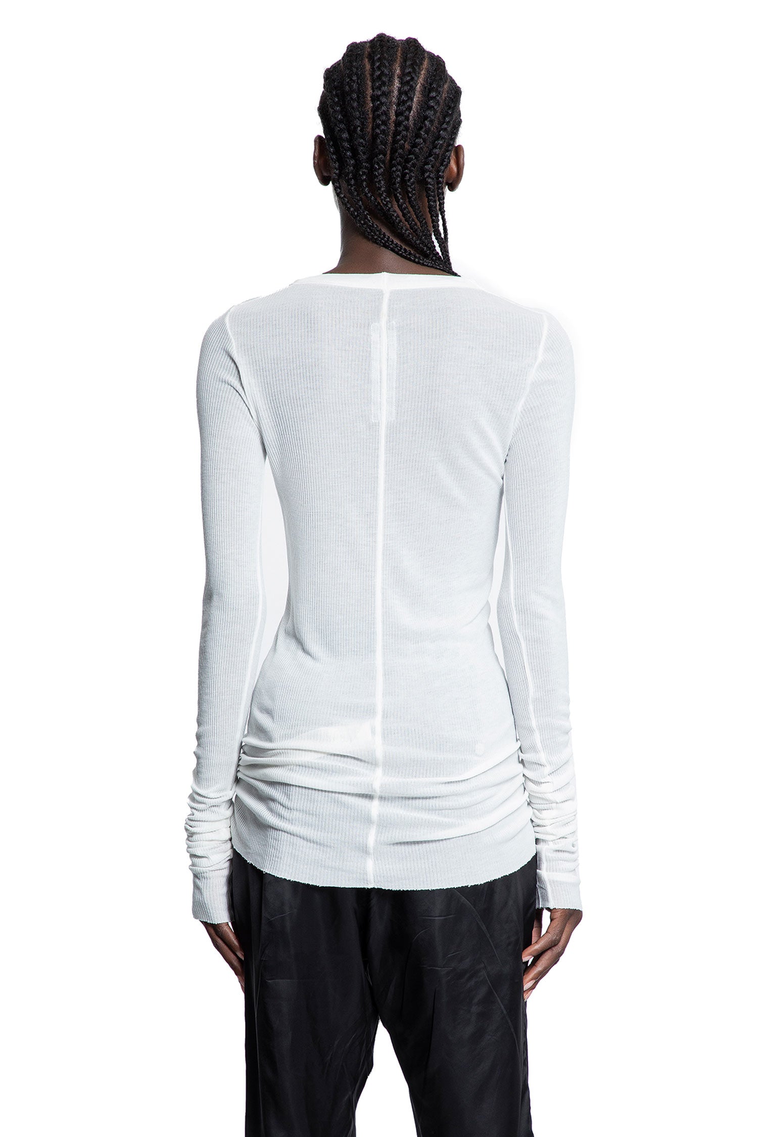 Rib LS T in Viscopse Silk Rib Jersey - Antonioli.eu