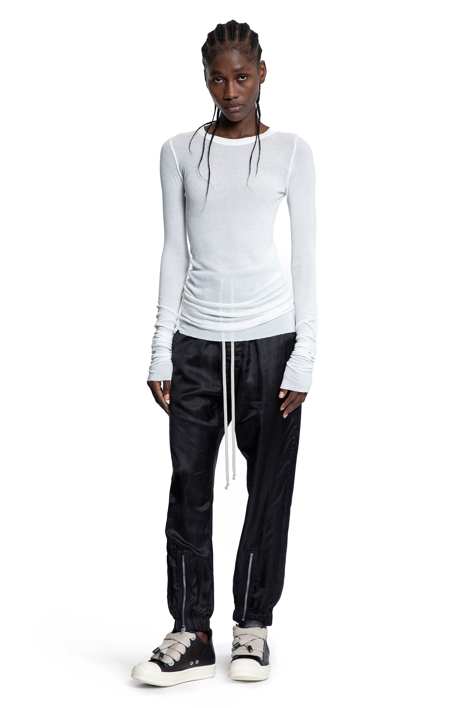 Rib LS T in Viscopse Silk Rib Jersey - Antonioli.eu