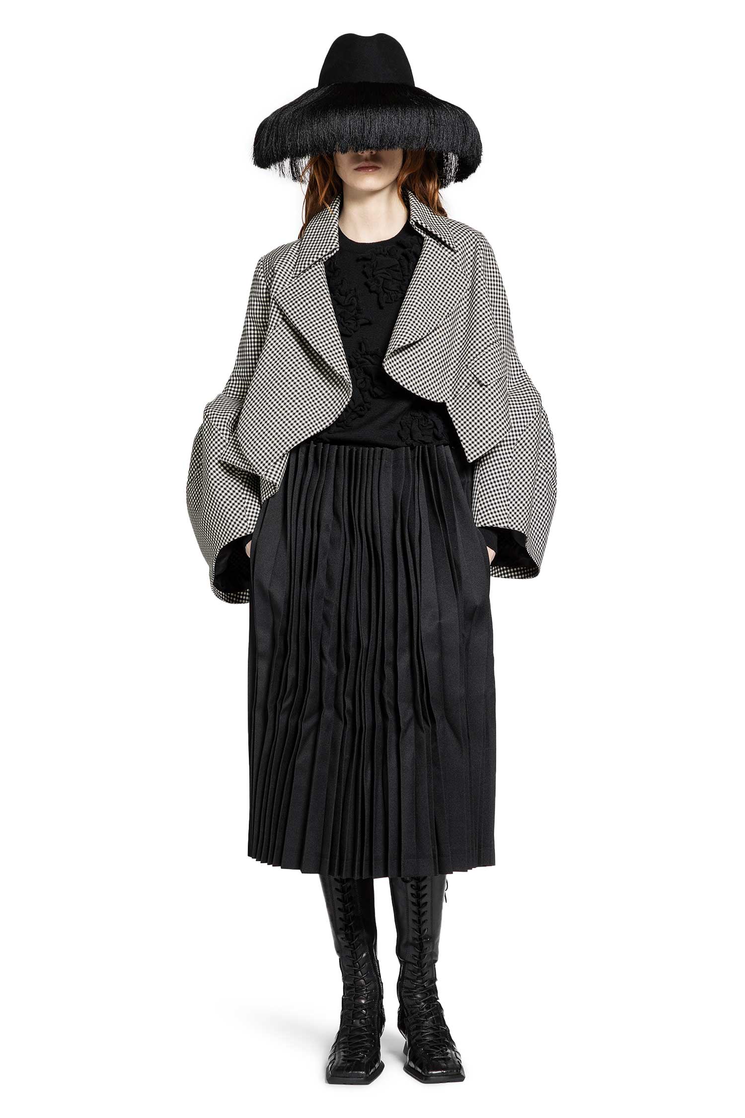 Ruffled Wool Sweater