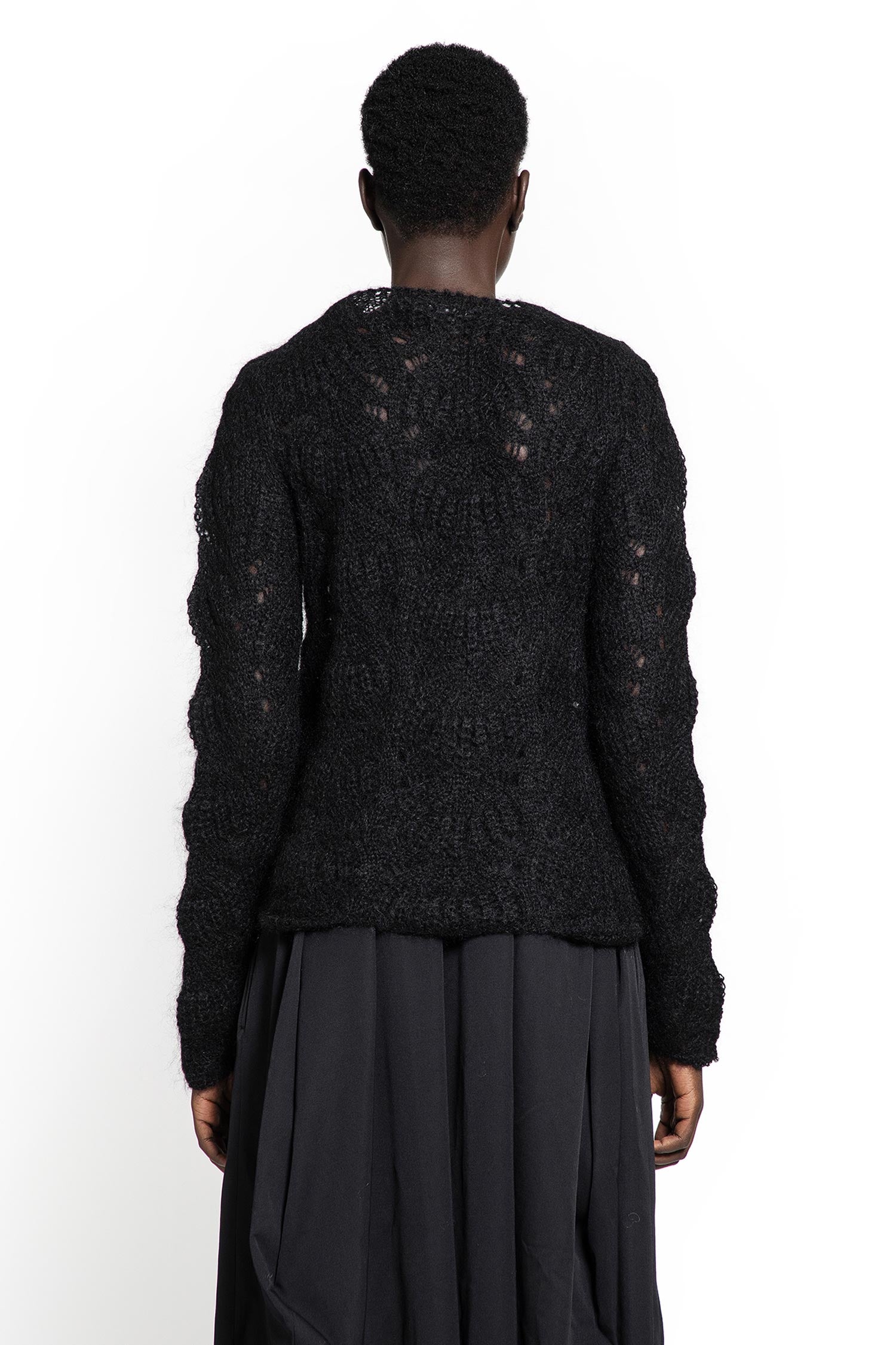 Mohair Lace Knit Sweater