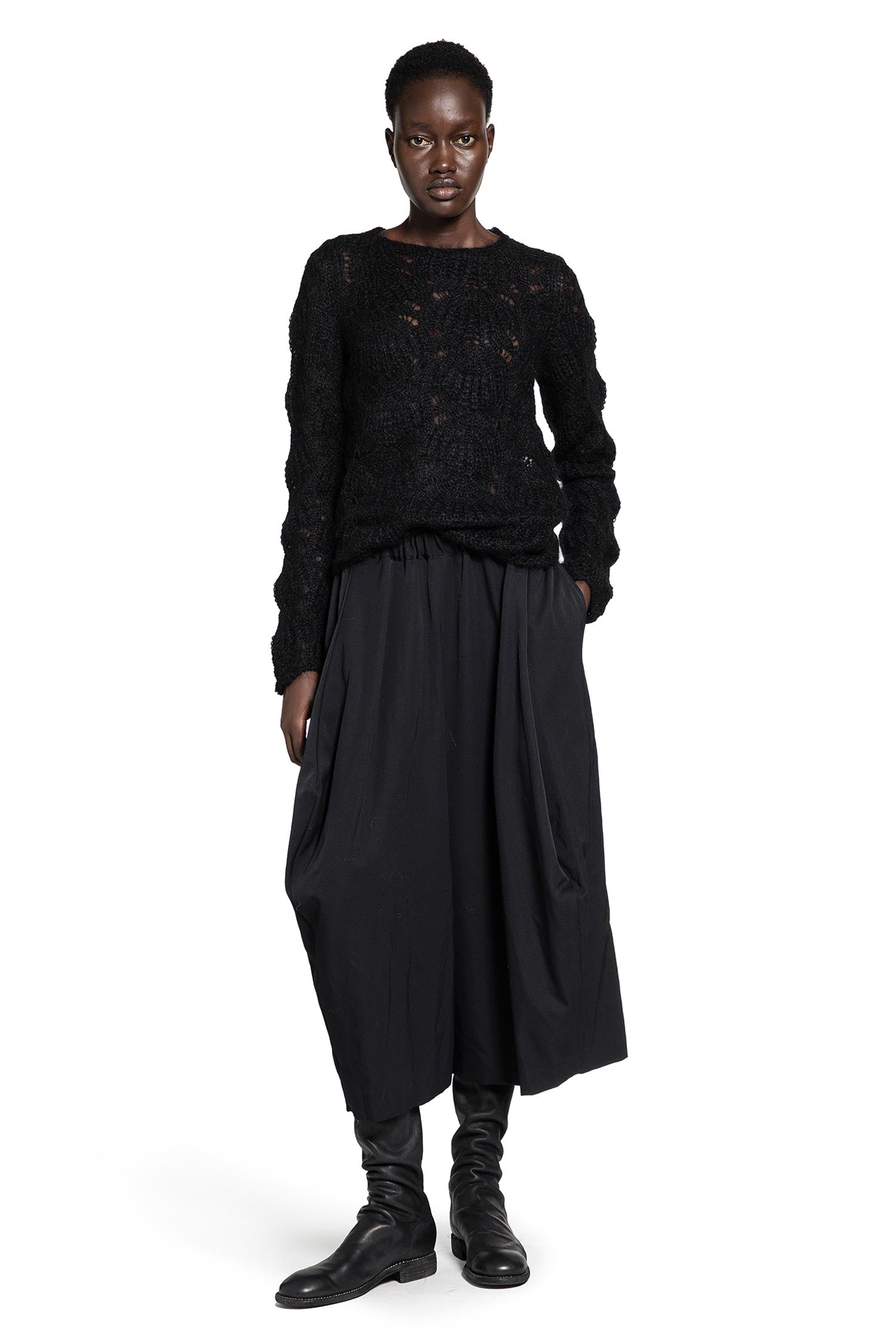 Mohair Lace Knit Sweater