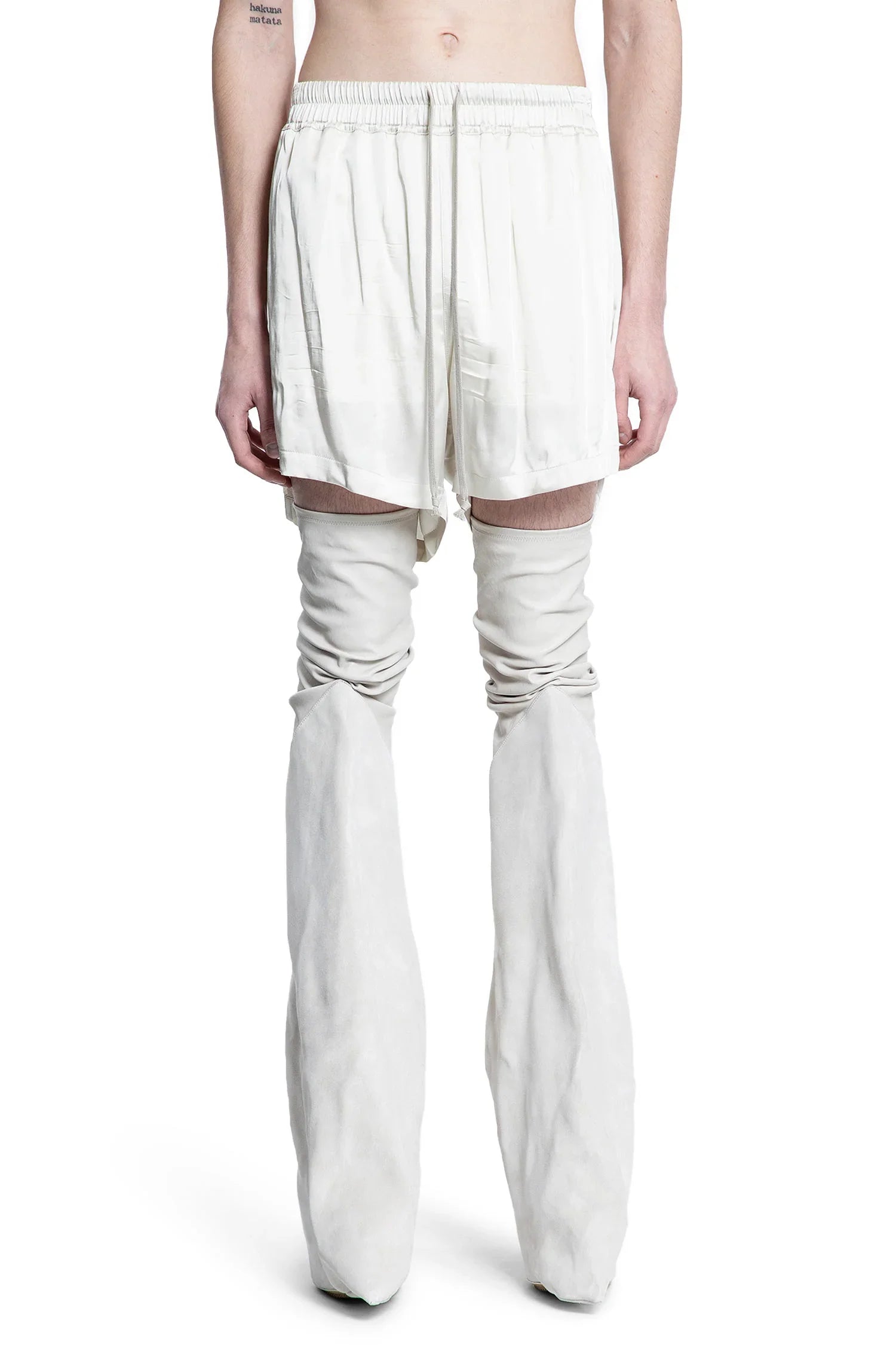 Hollywood Boxers in Washed Silk Charmeuse - Antonioli.eu
