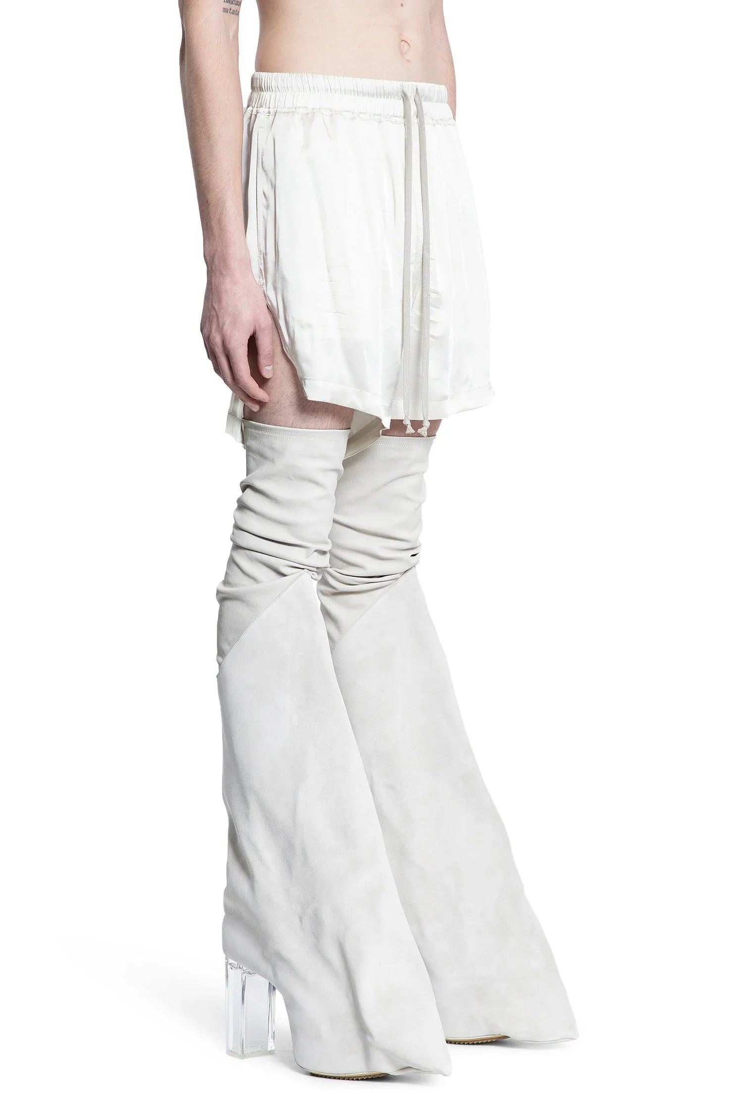 Hollywood Boxers in Washed Silk Charmeuse - Antonioli.eu