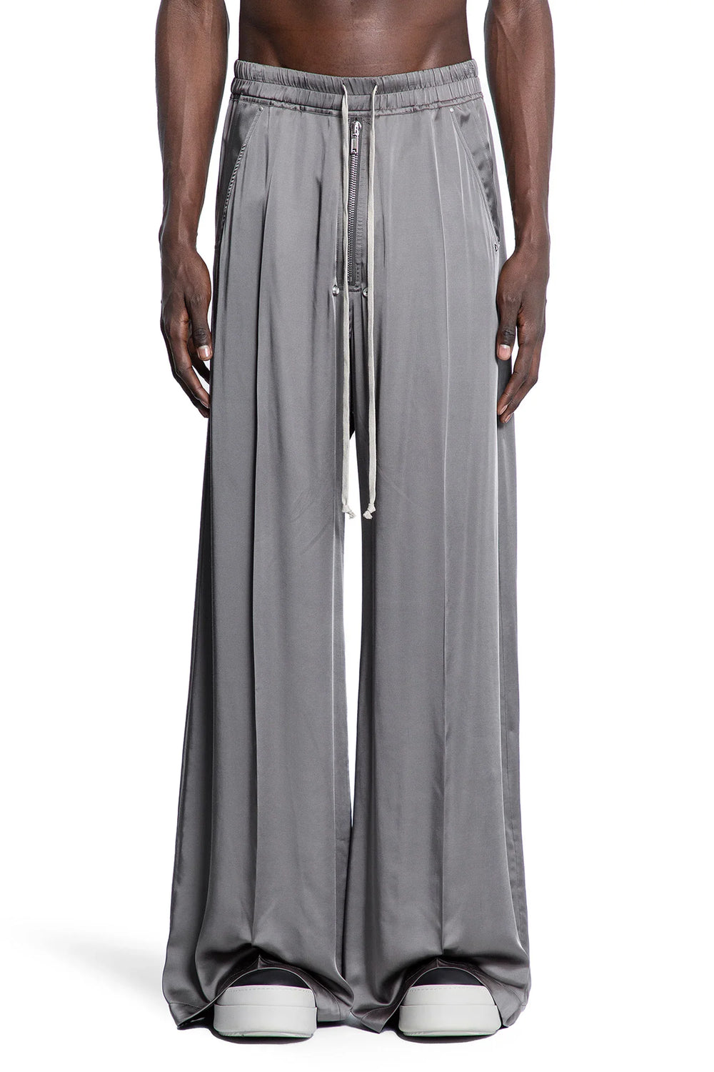 RICK OWENS MAN GREY TROUSERS - Antonioli.eu