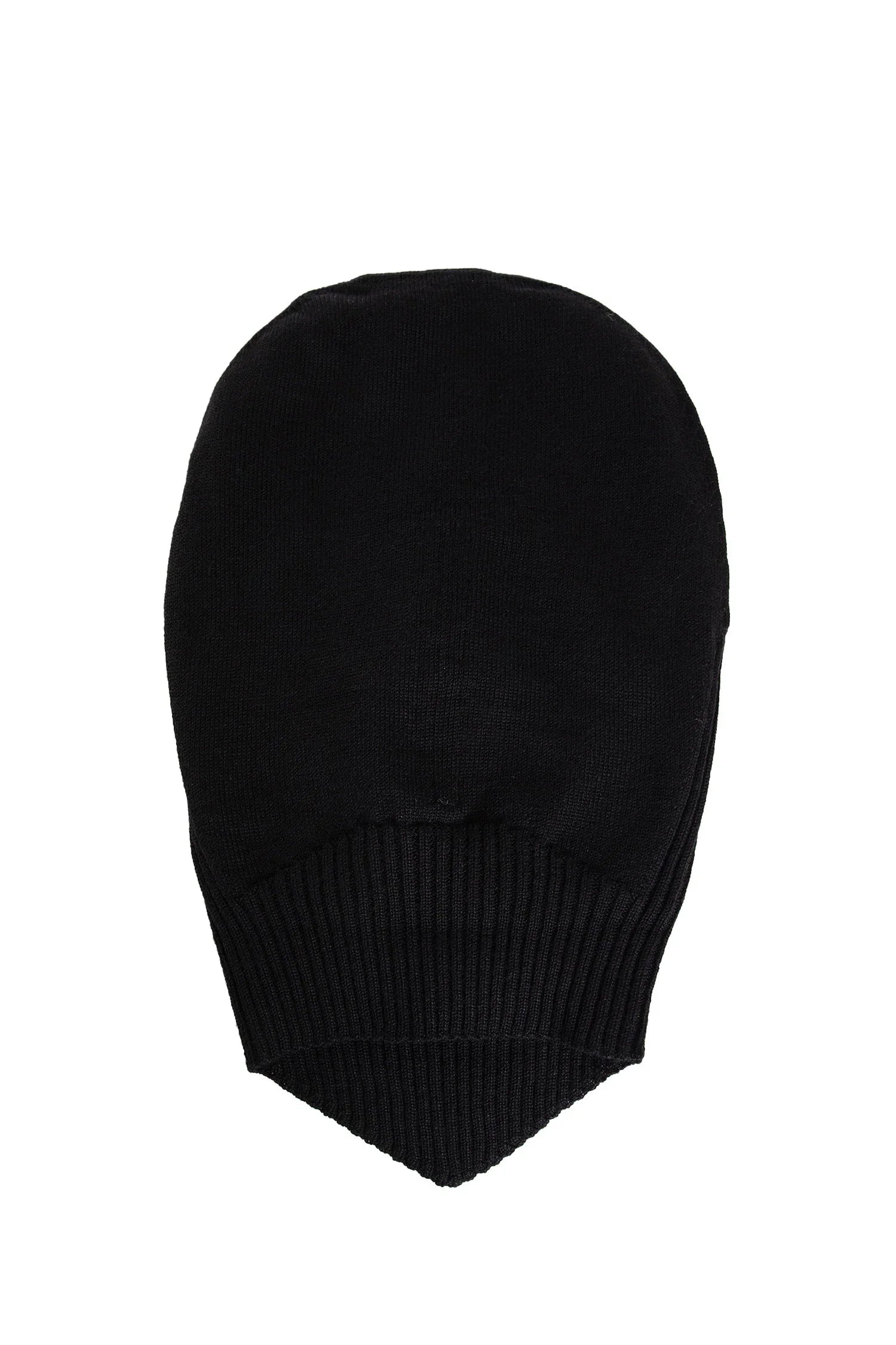 Hollywood skull balaclava in shredded merino wool - Antonioli.eu