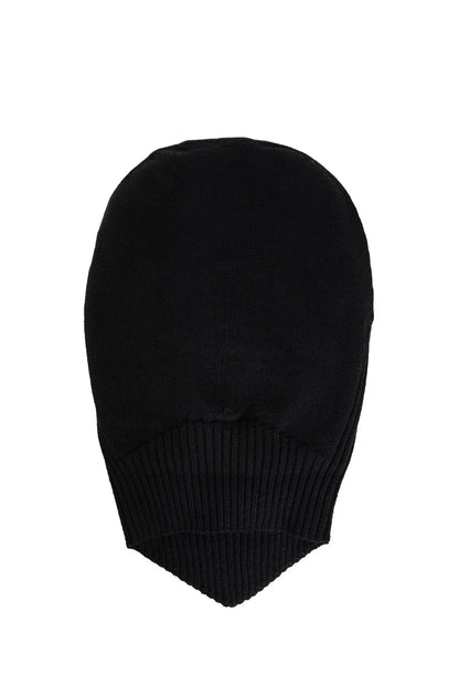Hollywood skull balaclava in shredded merino wool - Antonioli.eu