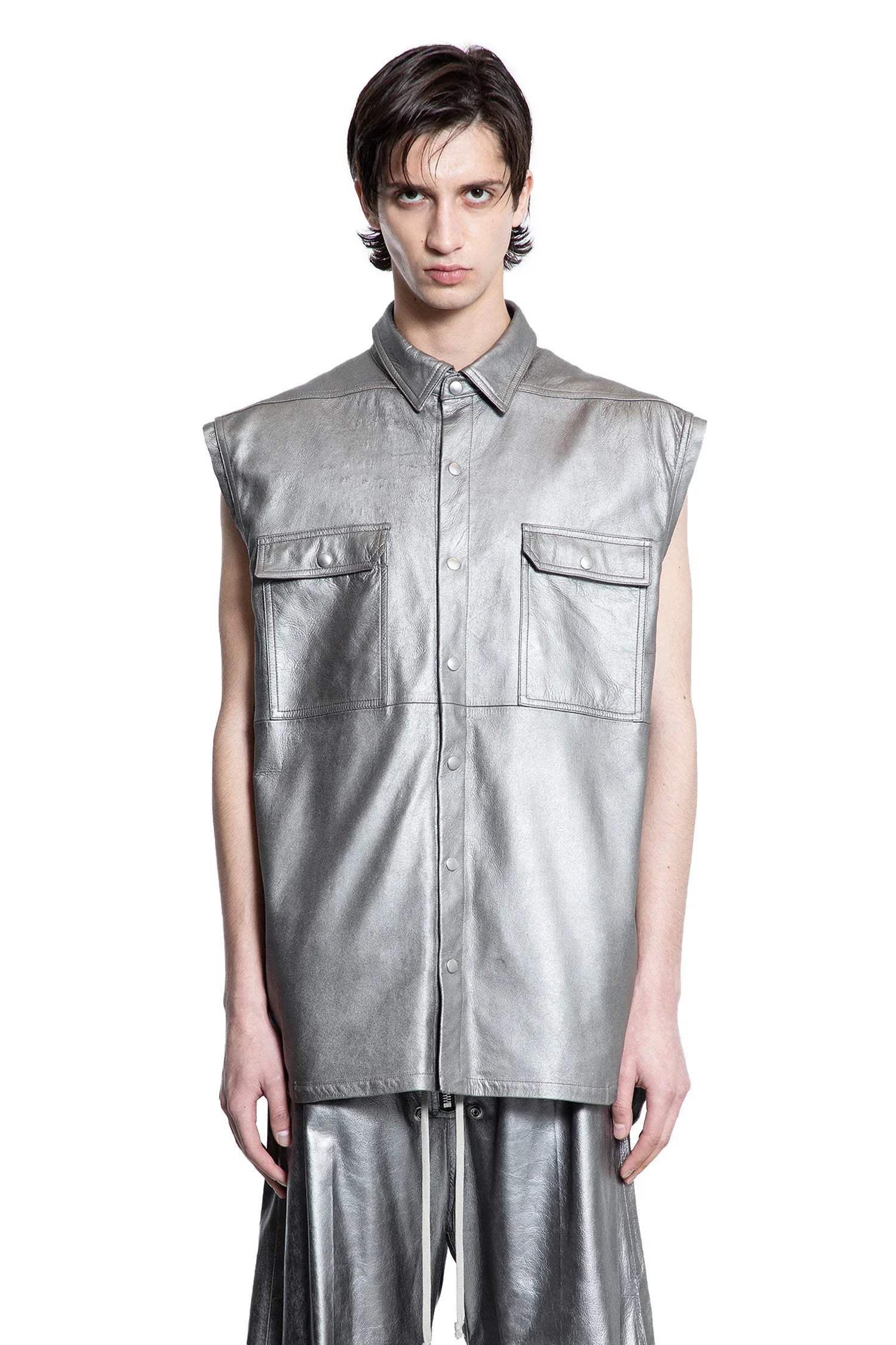 Hollywood Jumbo Sleeveless Outershirt - Antonioli.eu