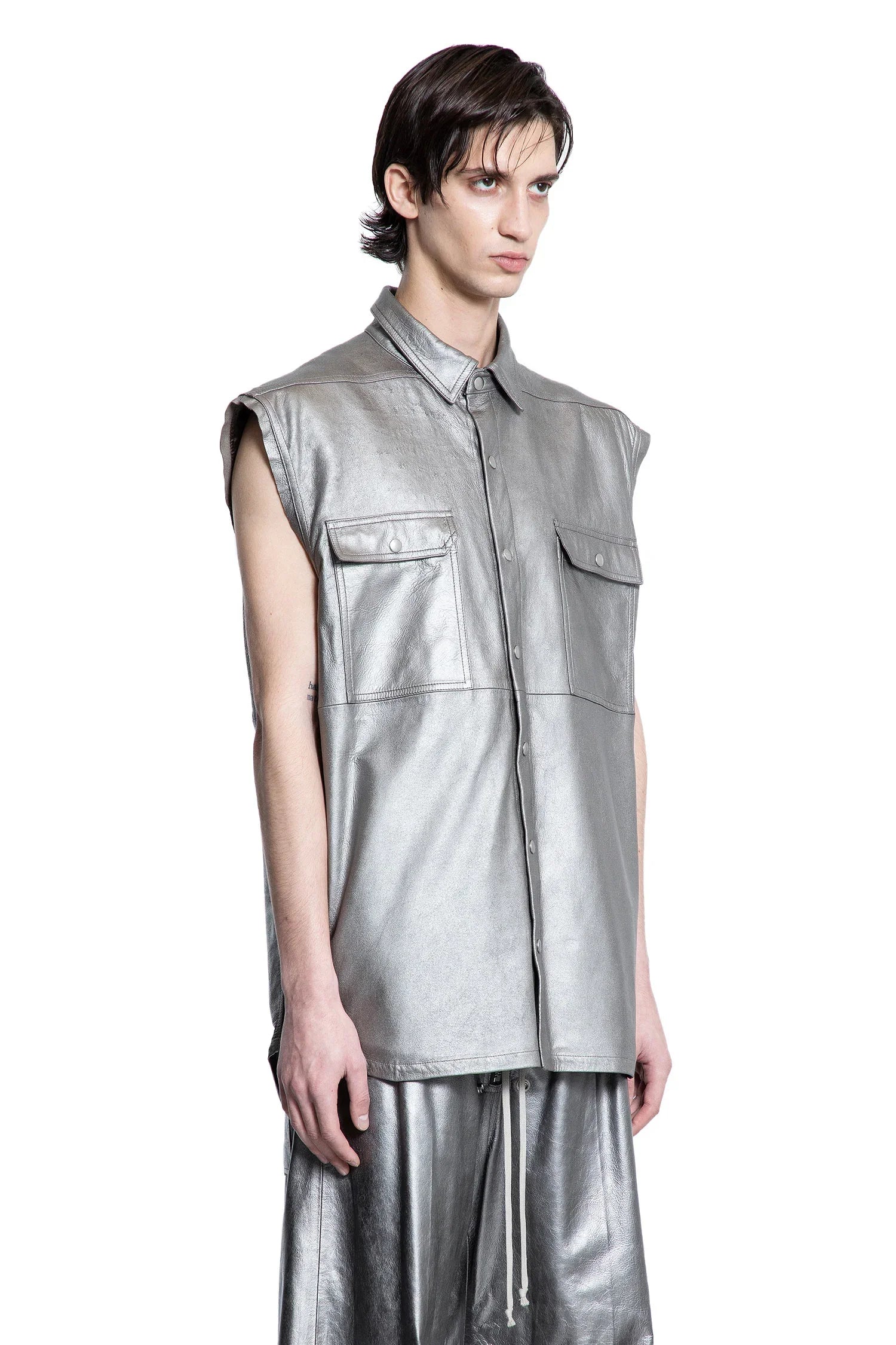 Hollywood Jumbo Sleeveless Outershirt - Antonioli.eu