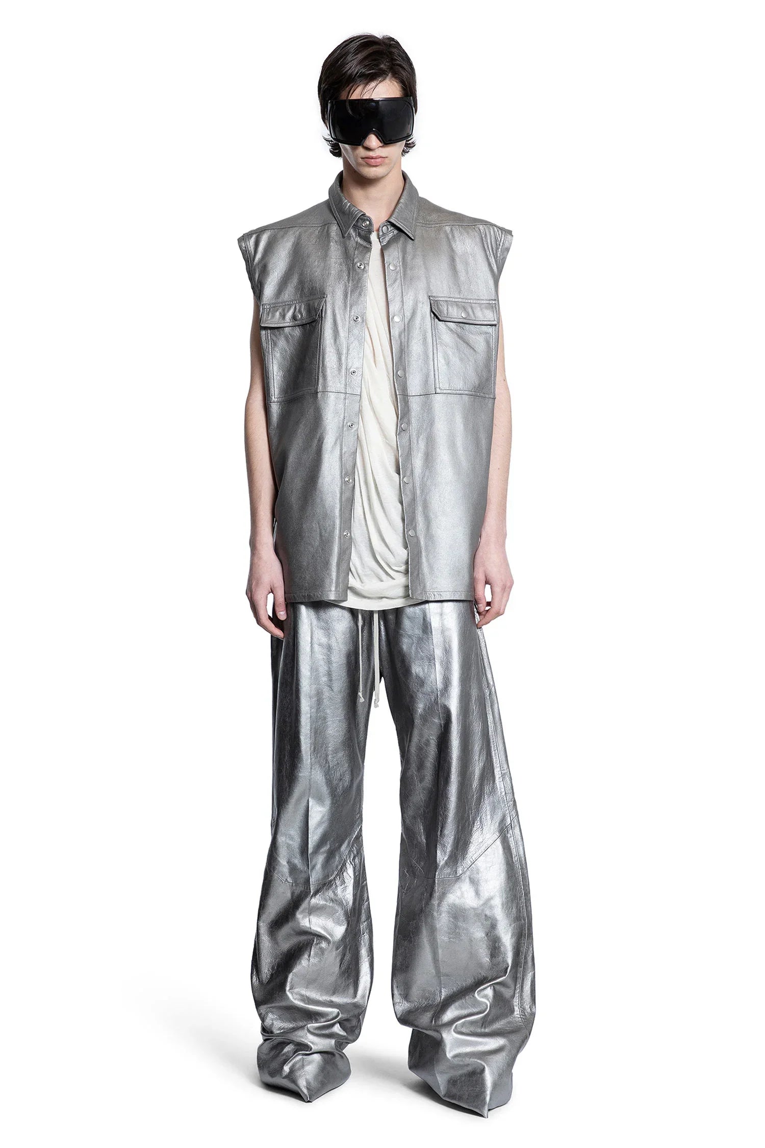 Hollywood Jumbo Sleeveless Outershirt - Antonioli.eu