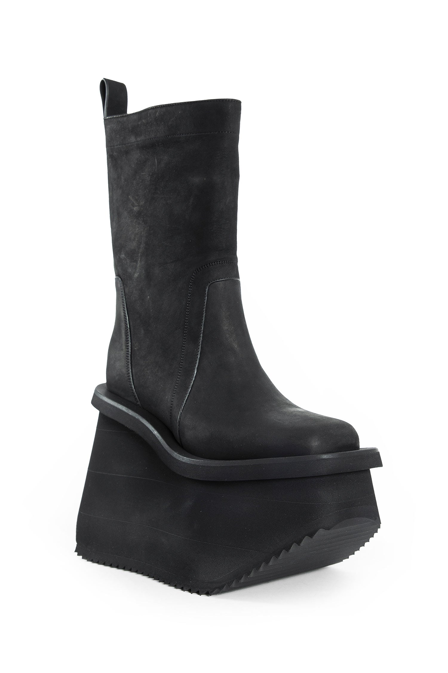 Bottes d'usine en cuir