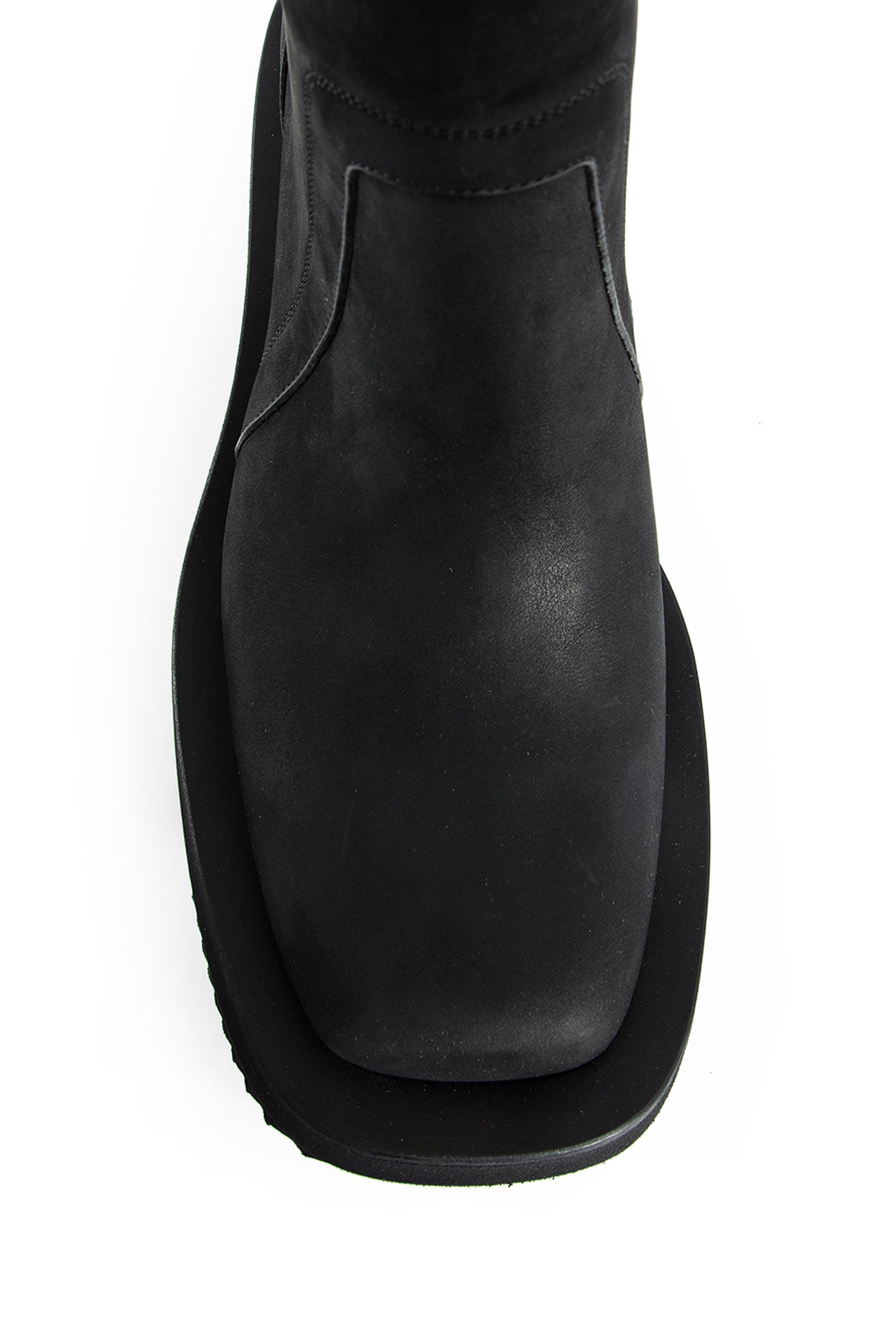 Bottes d'usine en cuir