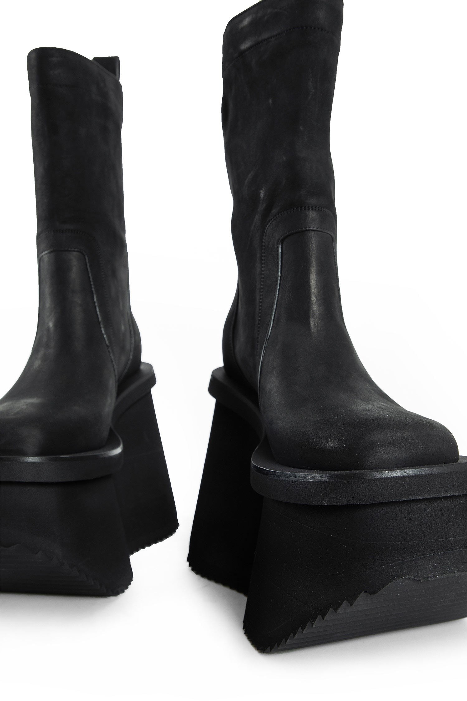 Bottes d'usine en cuir