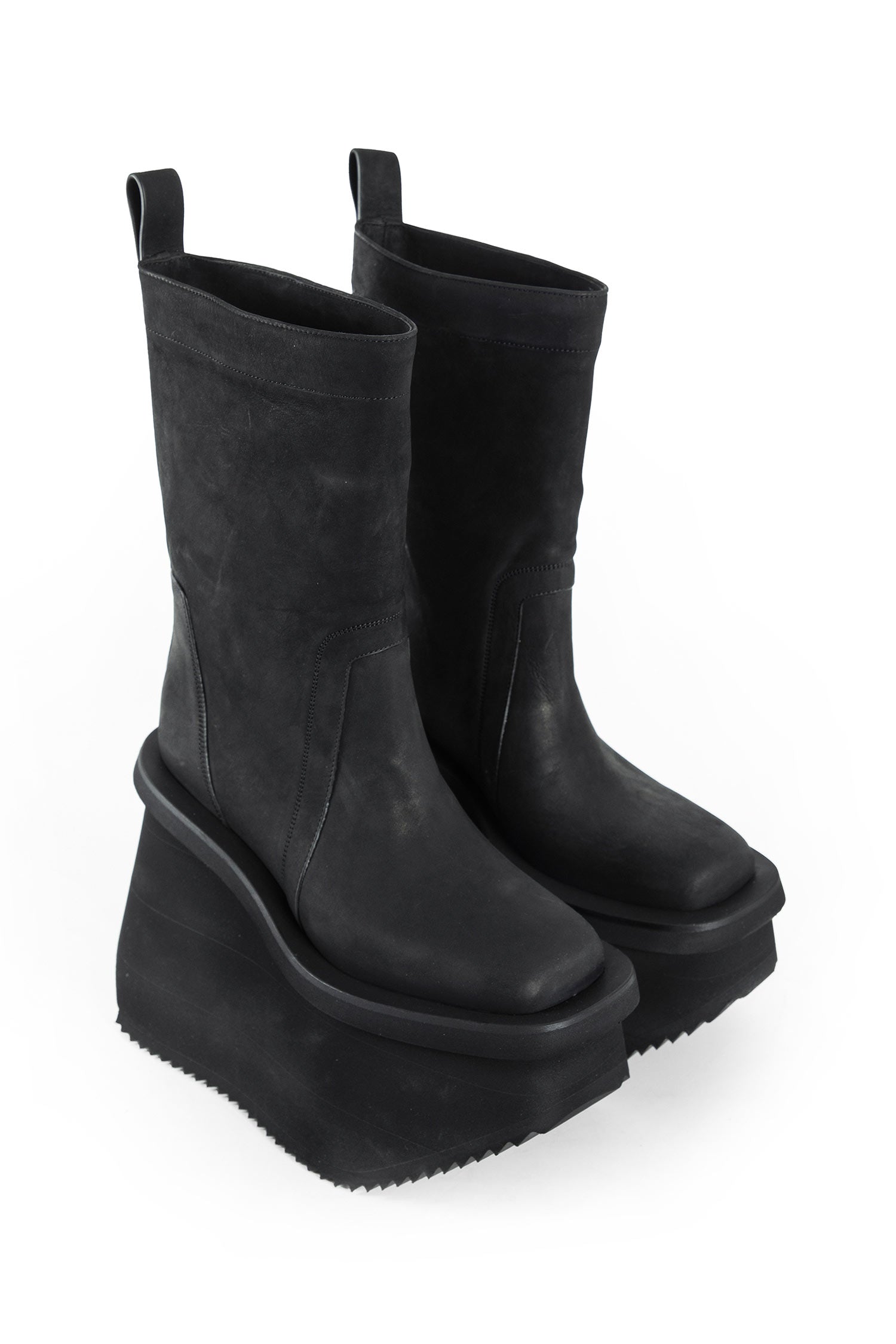 Bottes d'usine en cuir