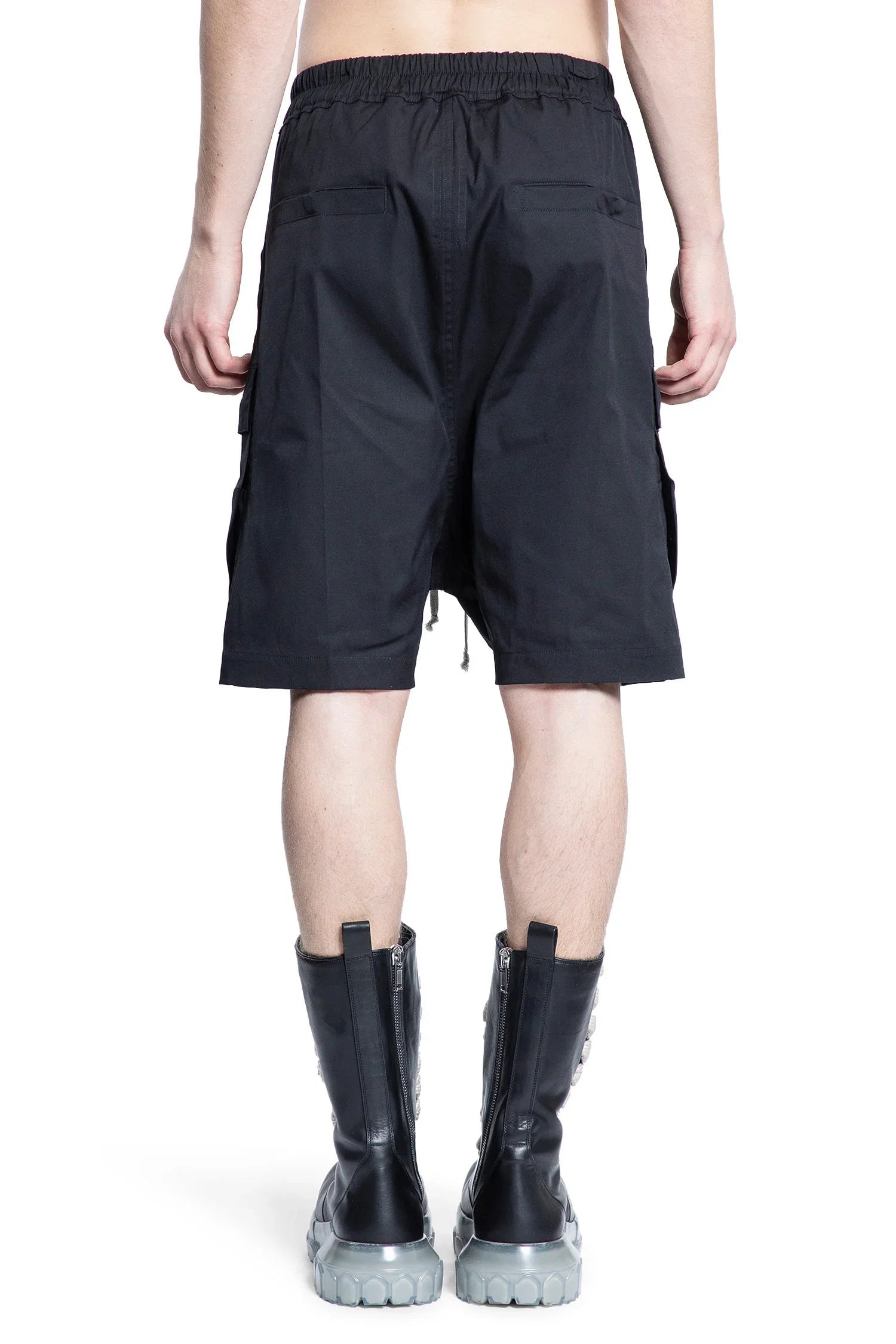 RICK OWENS MAN BLACK SHORTS & SKIRTS - Antonioli.eu