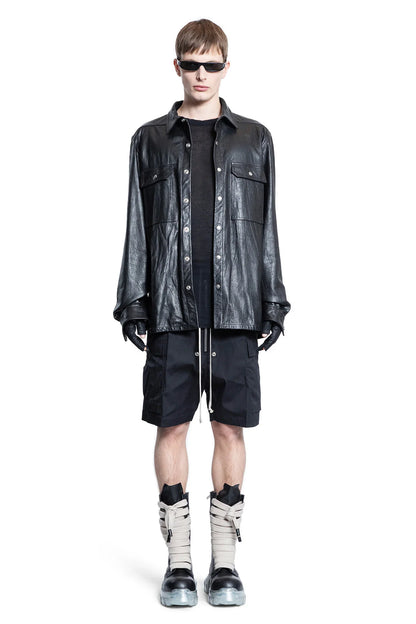 RICK OWENS MAN BLACK SHORTS & SKIRTS - Antonioli.eu