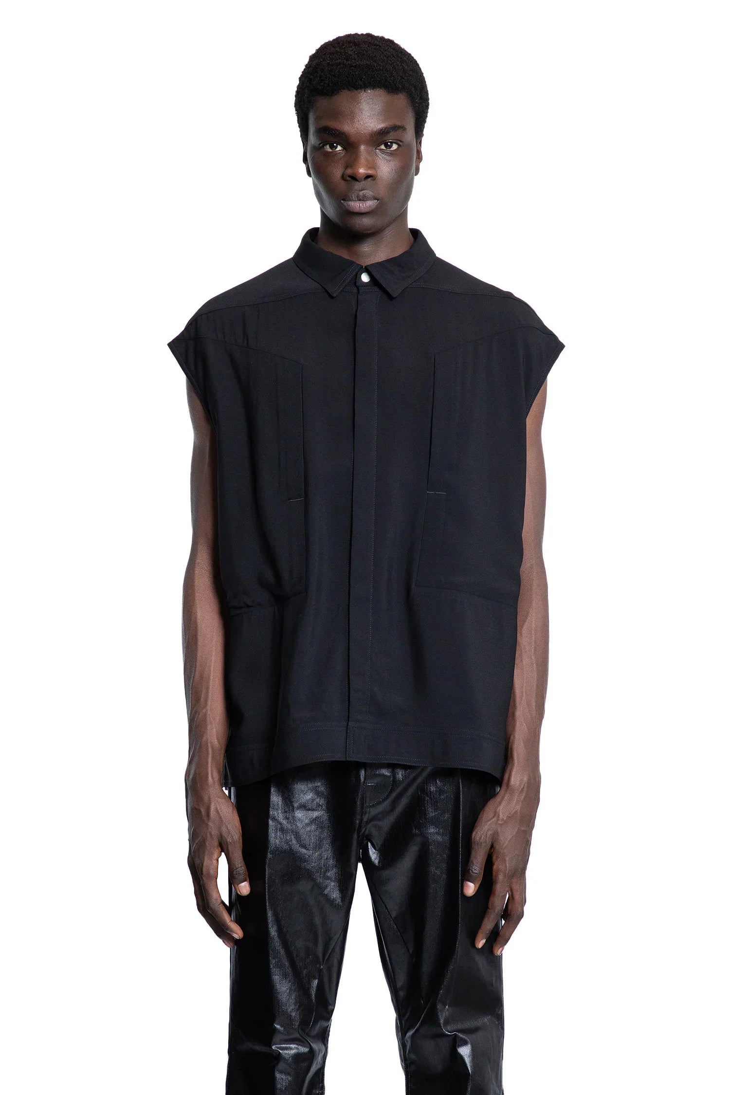 Hollywood Sleeveless Jumbo Shirt - Antonioli.eu