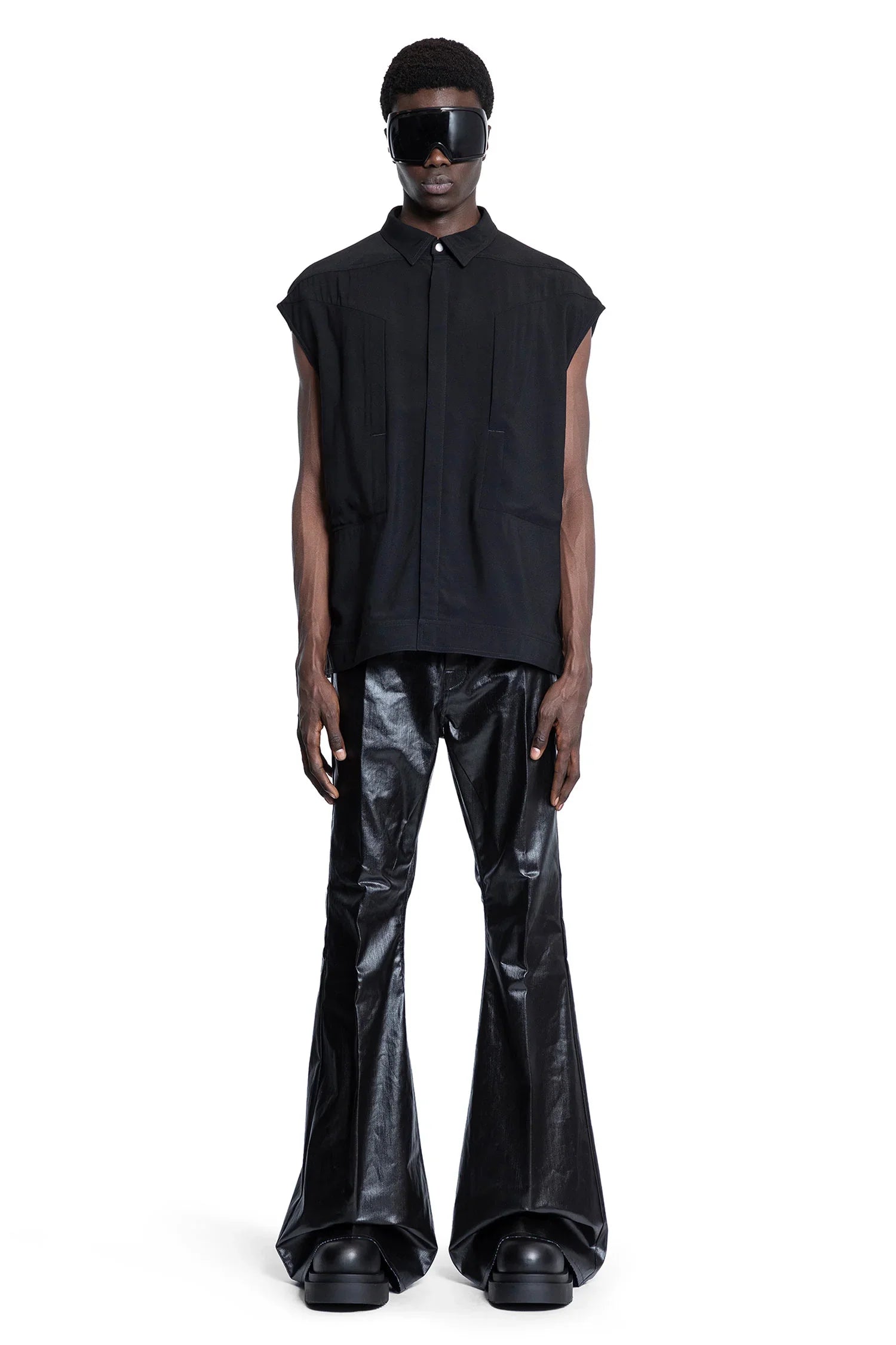 Hollywood Sleeveless Jumbo Shirt - Antonioli.eu