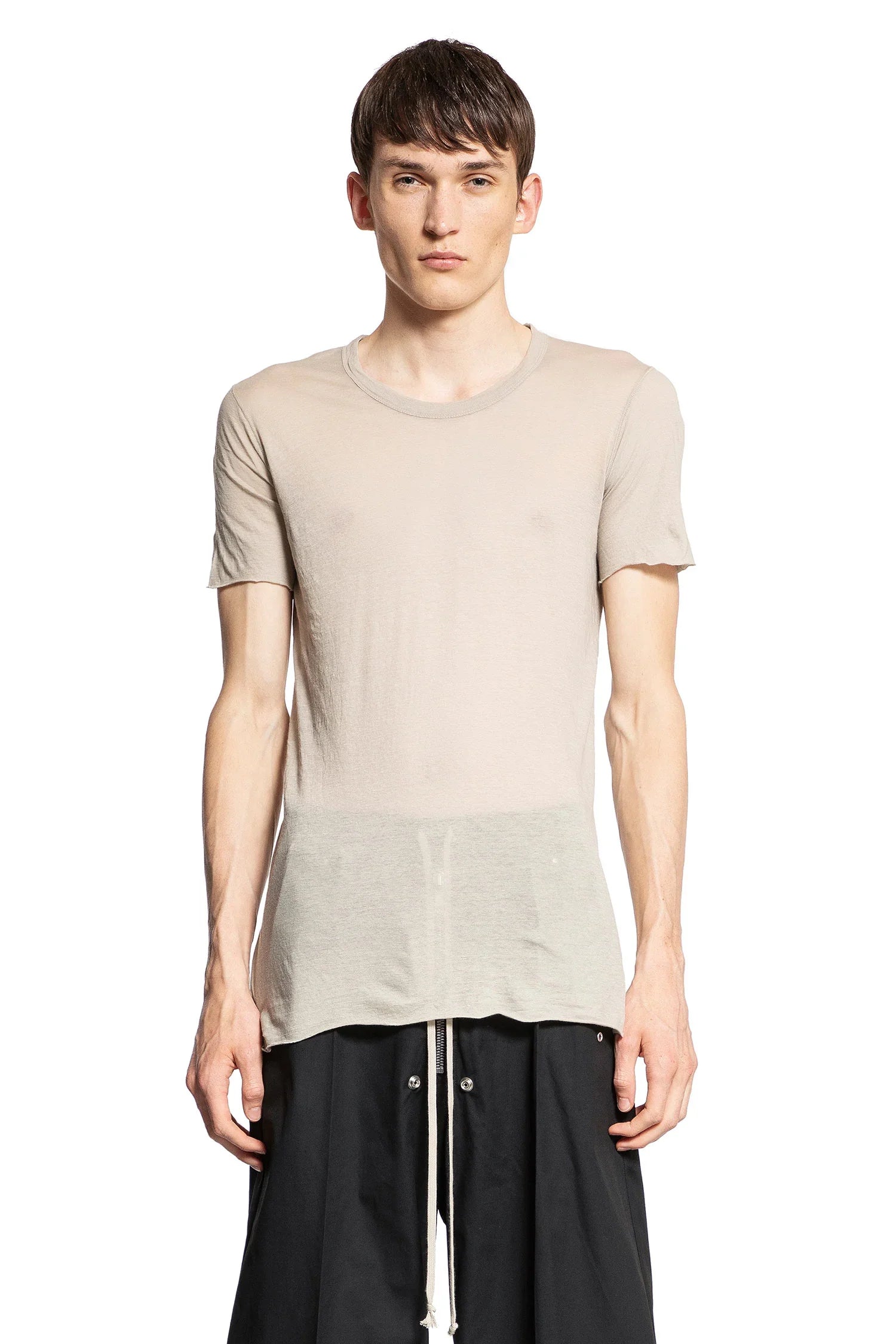 Basic Short Sleeve Tee in Unstable Cotton - Antonioli.eu