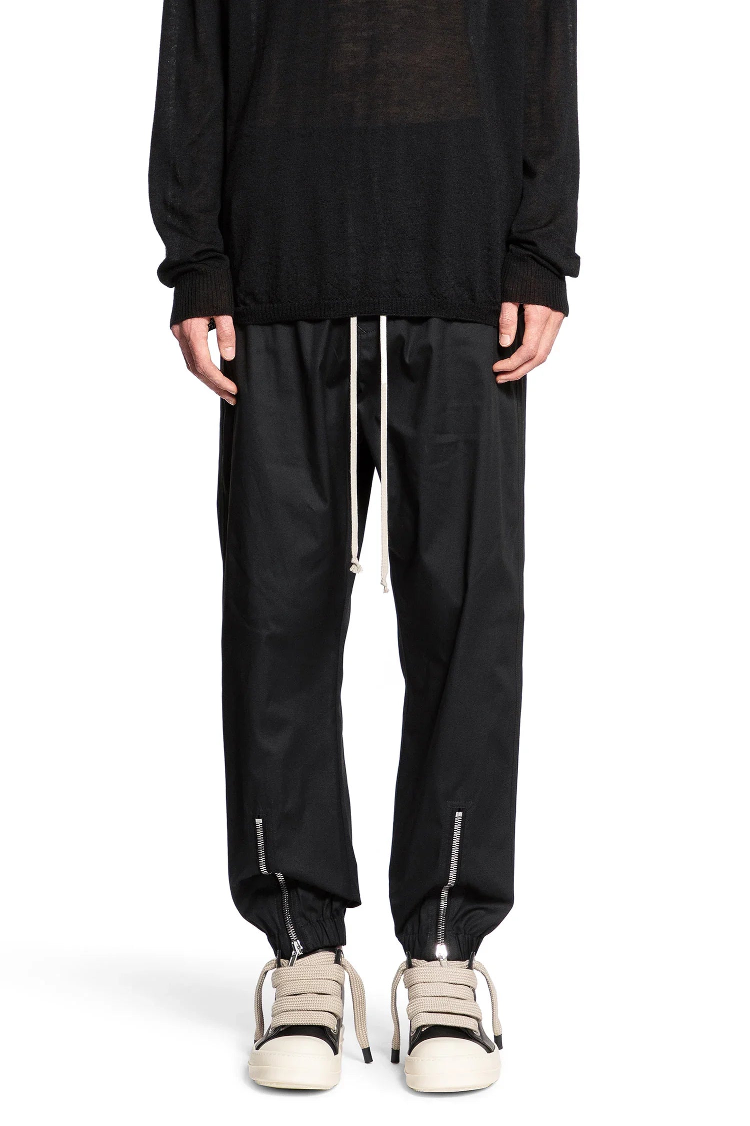 RICK OWENS MAN BLACK TROUSERS - Antonioli.eu