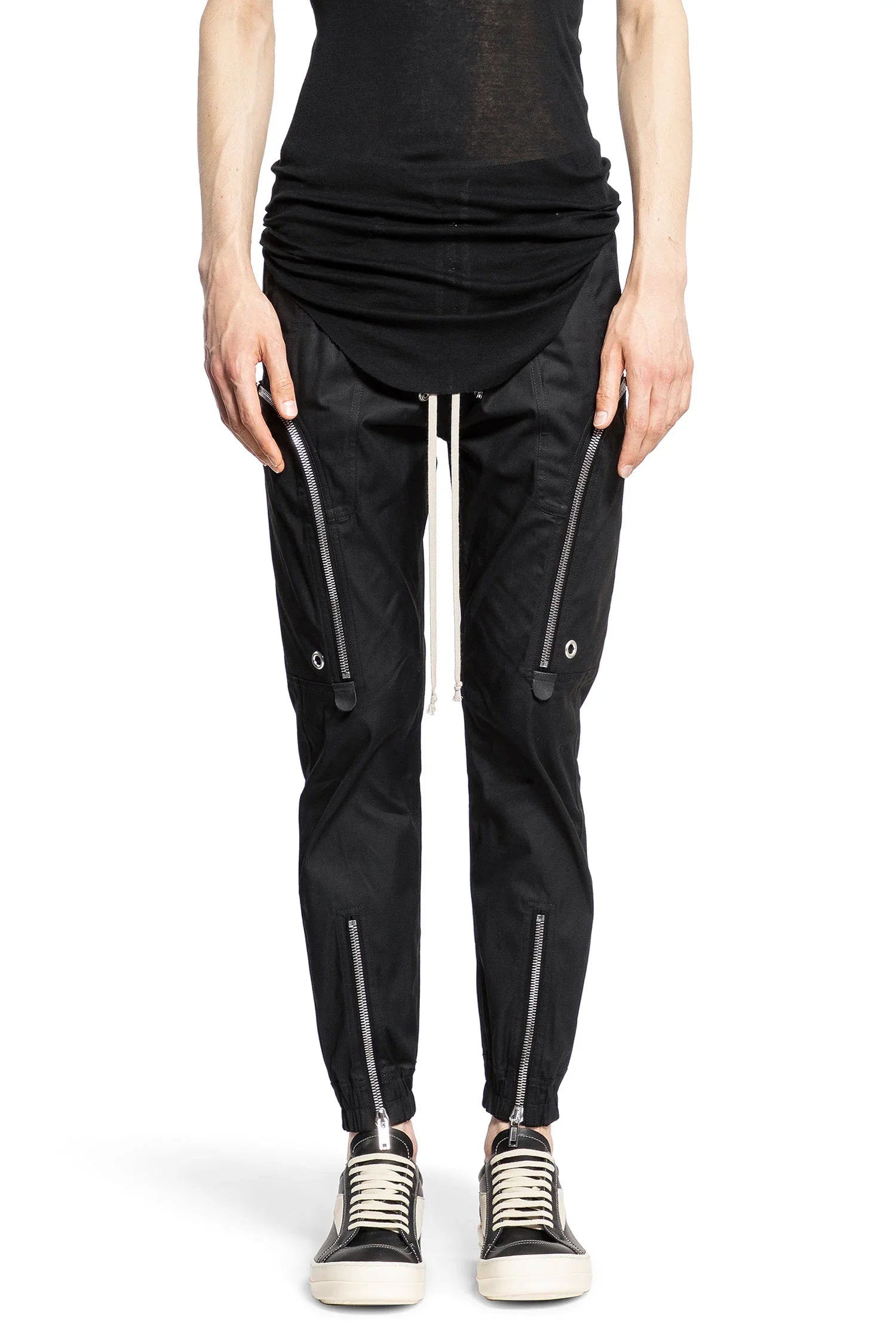 RICK OWENS MAN BLACK TROUSERS - Antonioli.eu