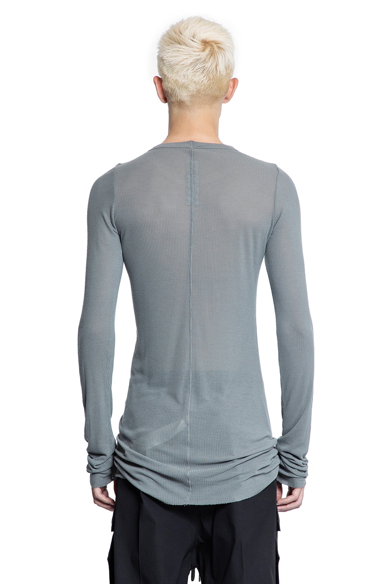 Forever Rib LS T in Viscose Silk Rib Jersey - Antonioli.eu