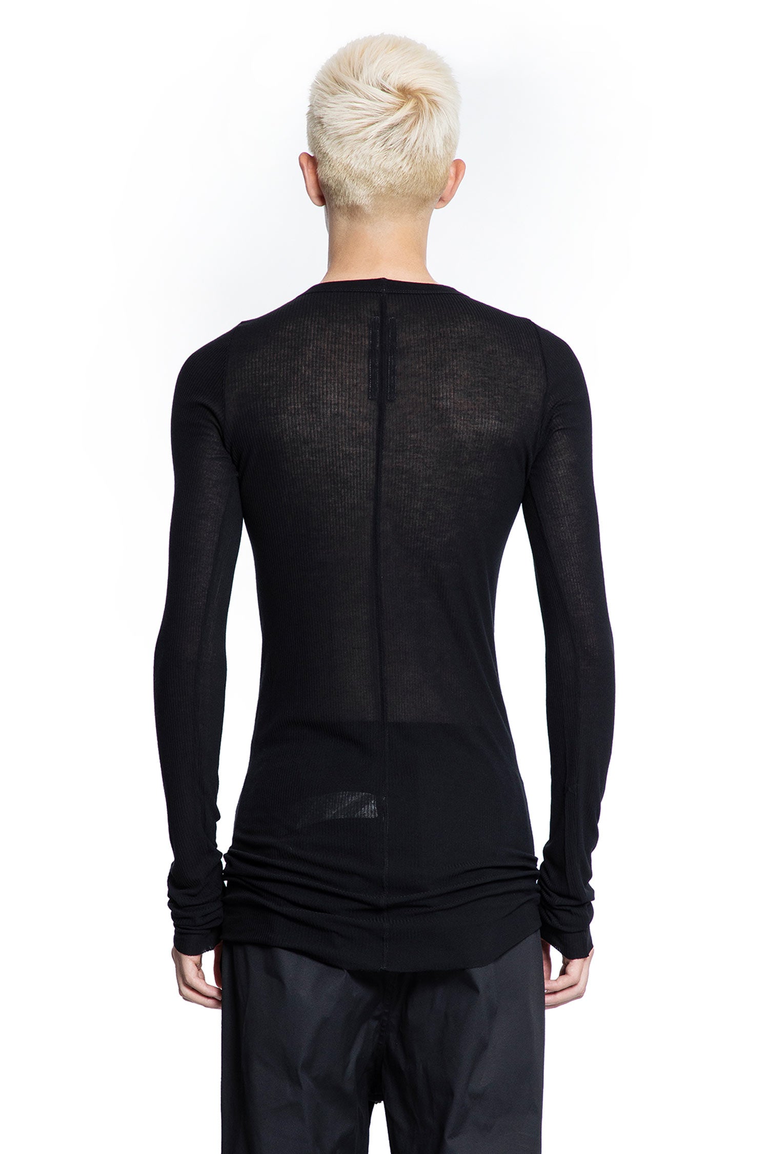 Forever Rib LS T in Viscose Silk Jersey - Antonioli.eu